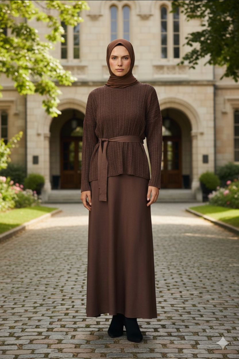 Two-piece knitted set