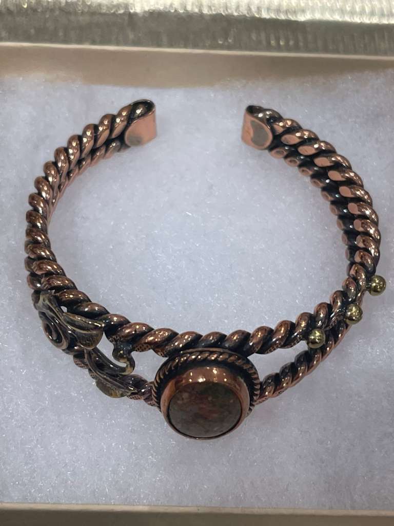 Handmade Copper Bracelet– Adjustable Minimalist Bangle