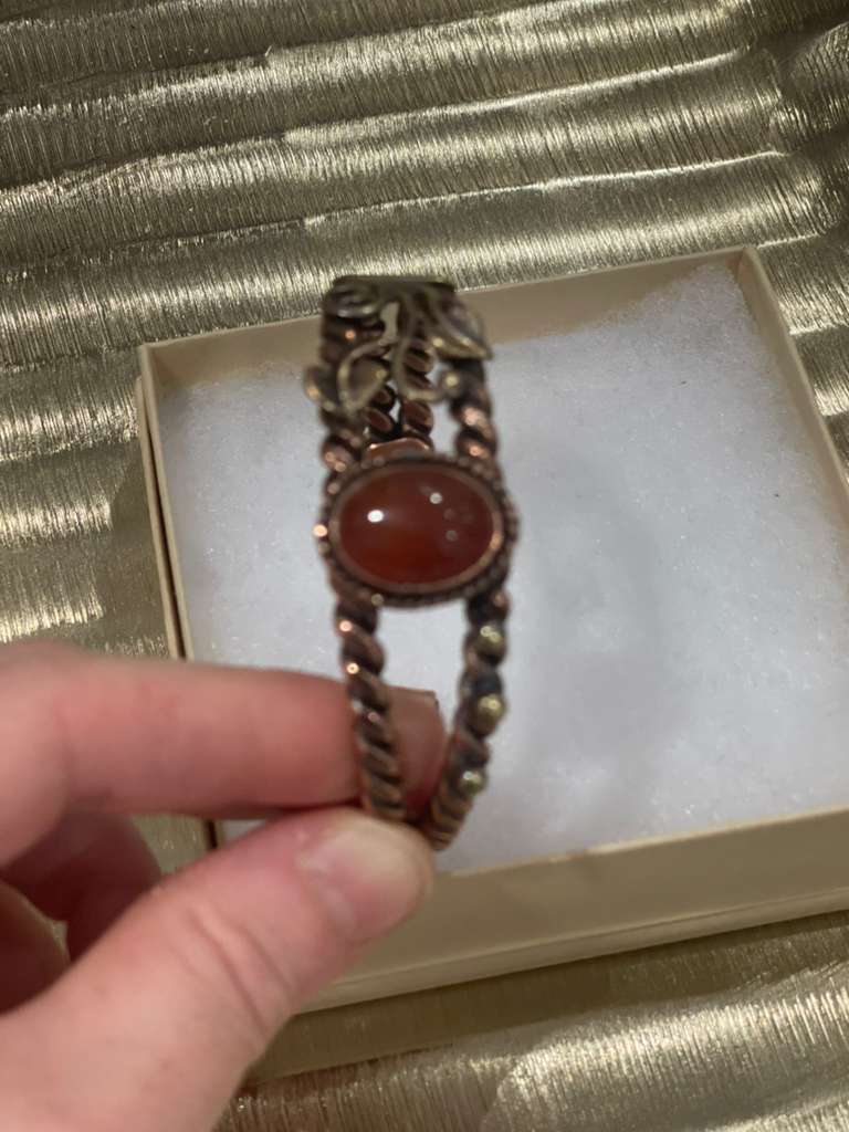 Handmade Copper Bracelet– Adjustable Minimalist Bangle