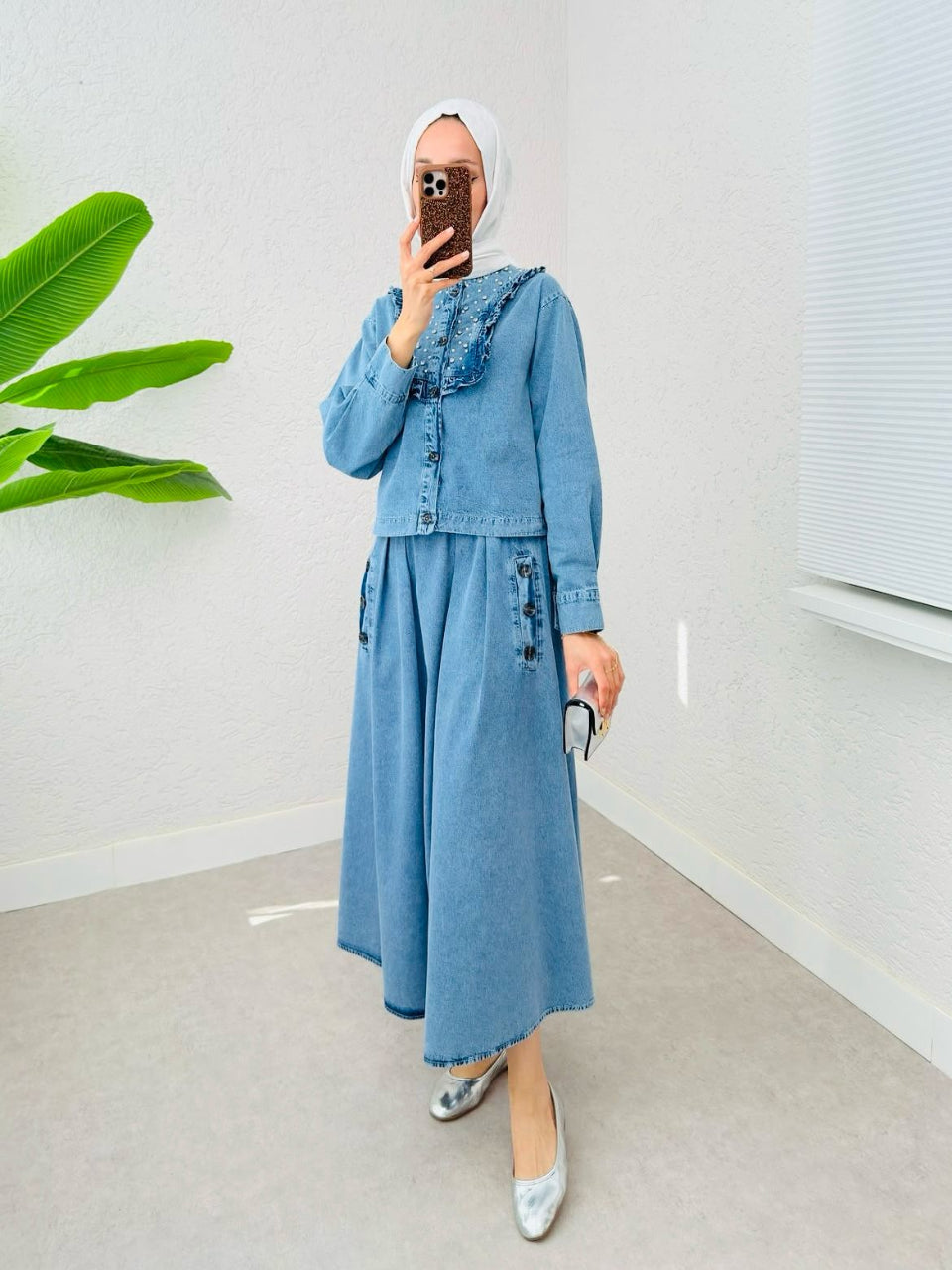 Blossom Denim Collection 2Pcs Great Quality Jean Set