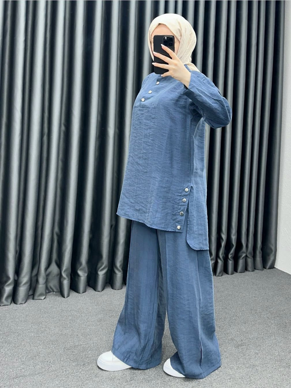 New Collection 2Pcs Great Quality Blue Set