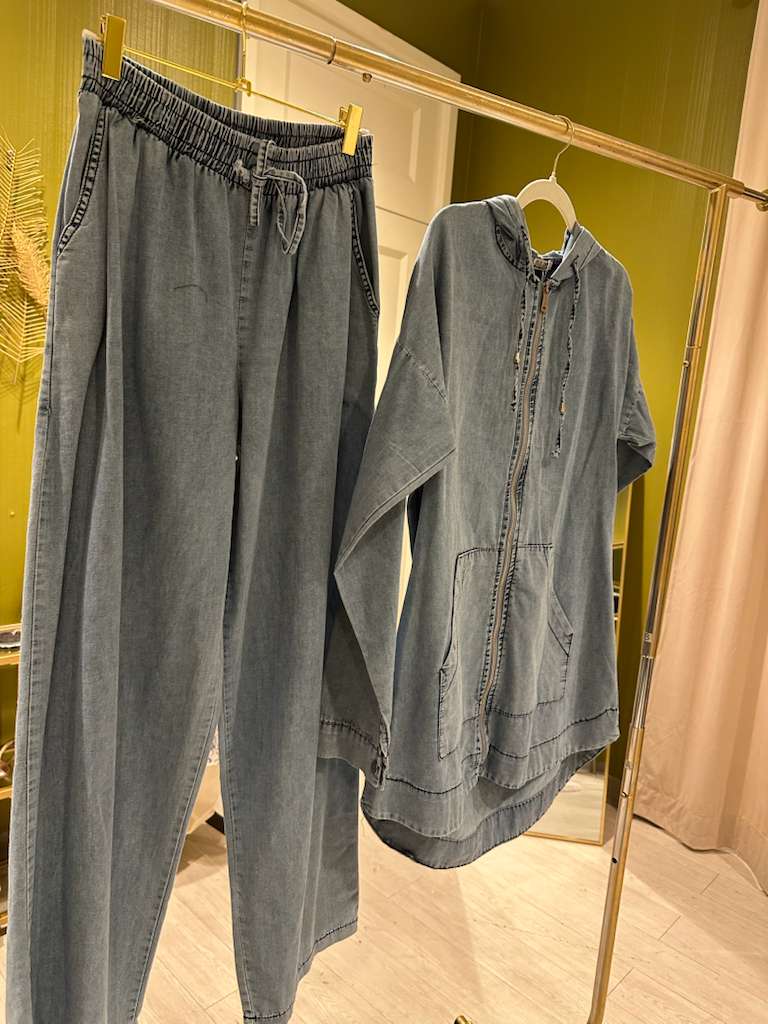 Denim Track Set