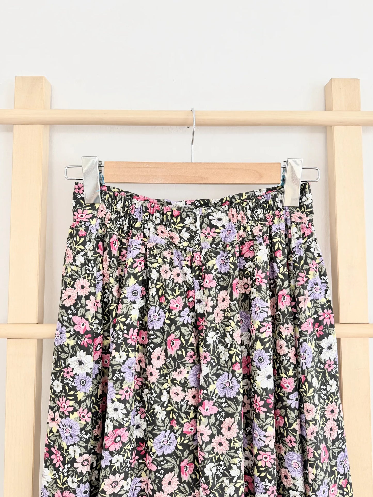 Large Floral Flared Skirt