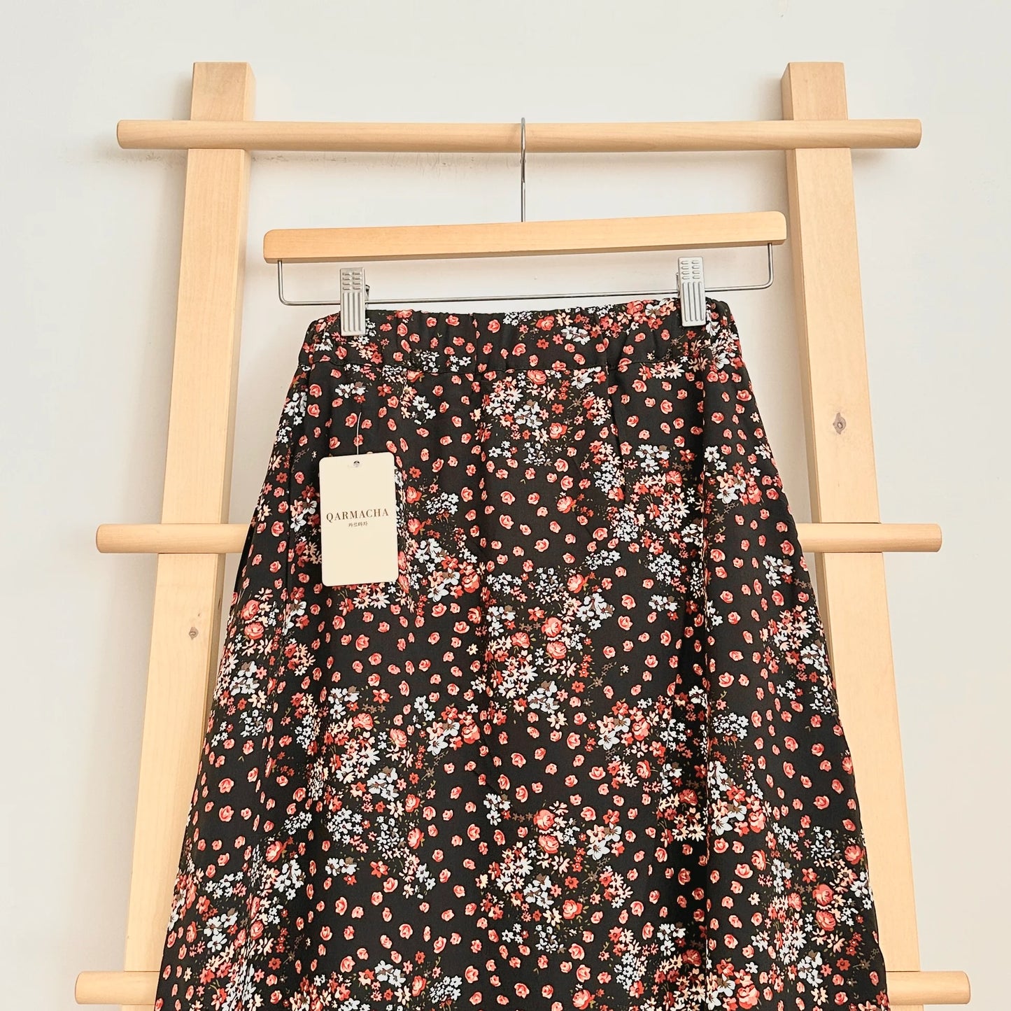 Floral Viscose Skirt