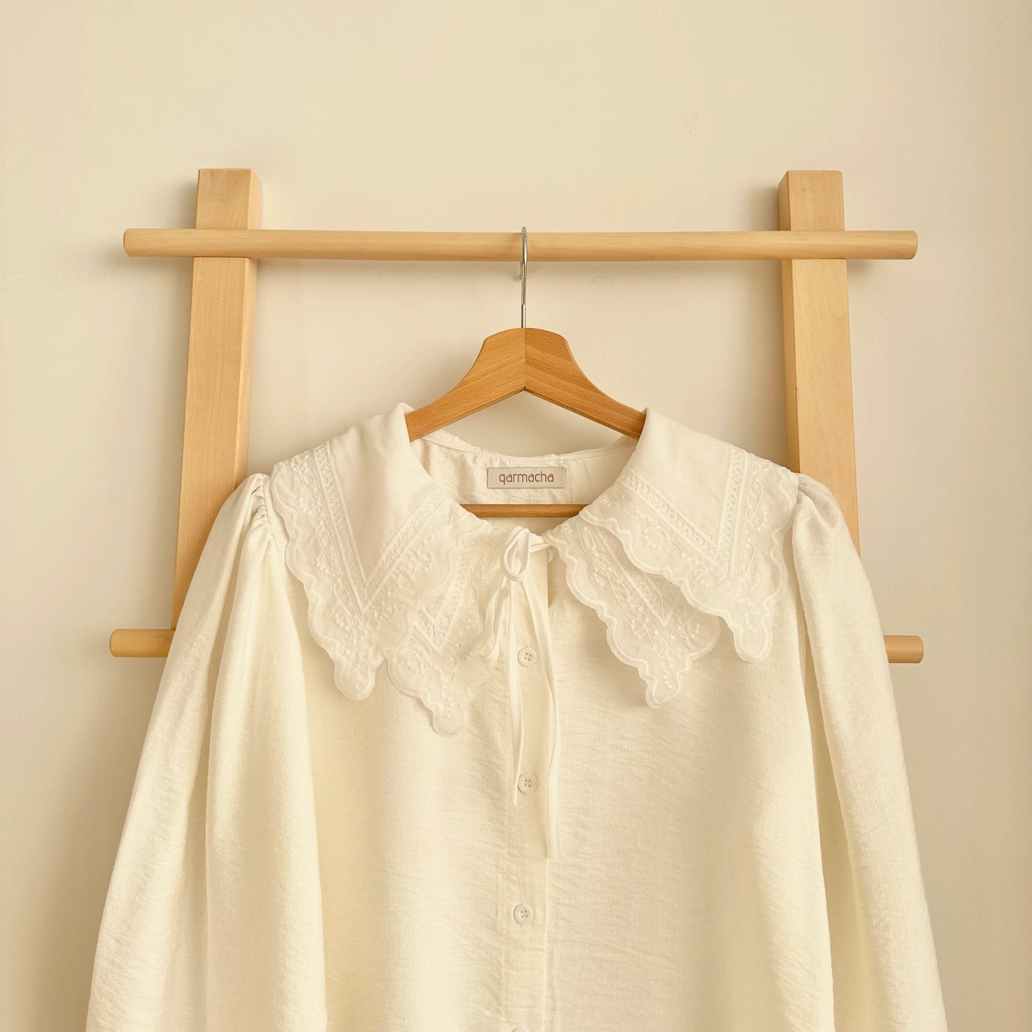 Lace Collared Shirt