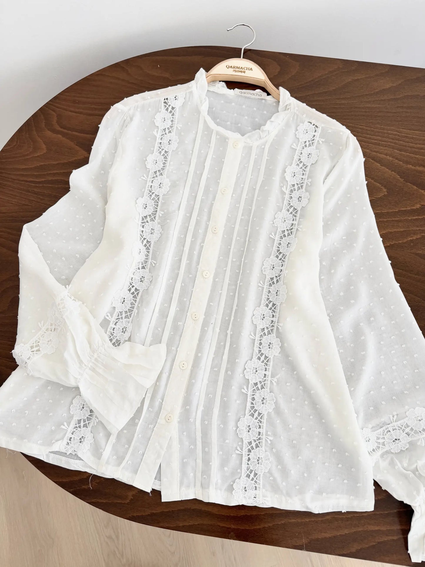 Thin Embroidered Shirt