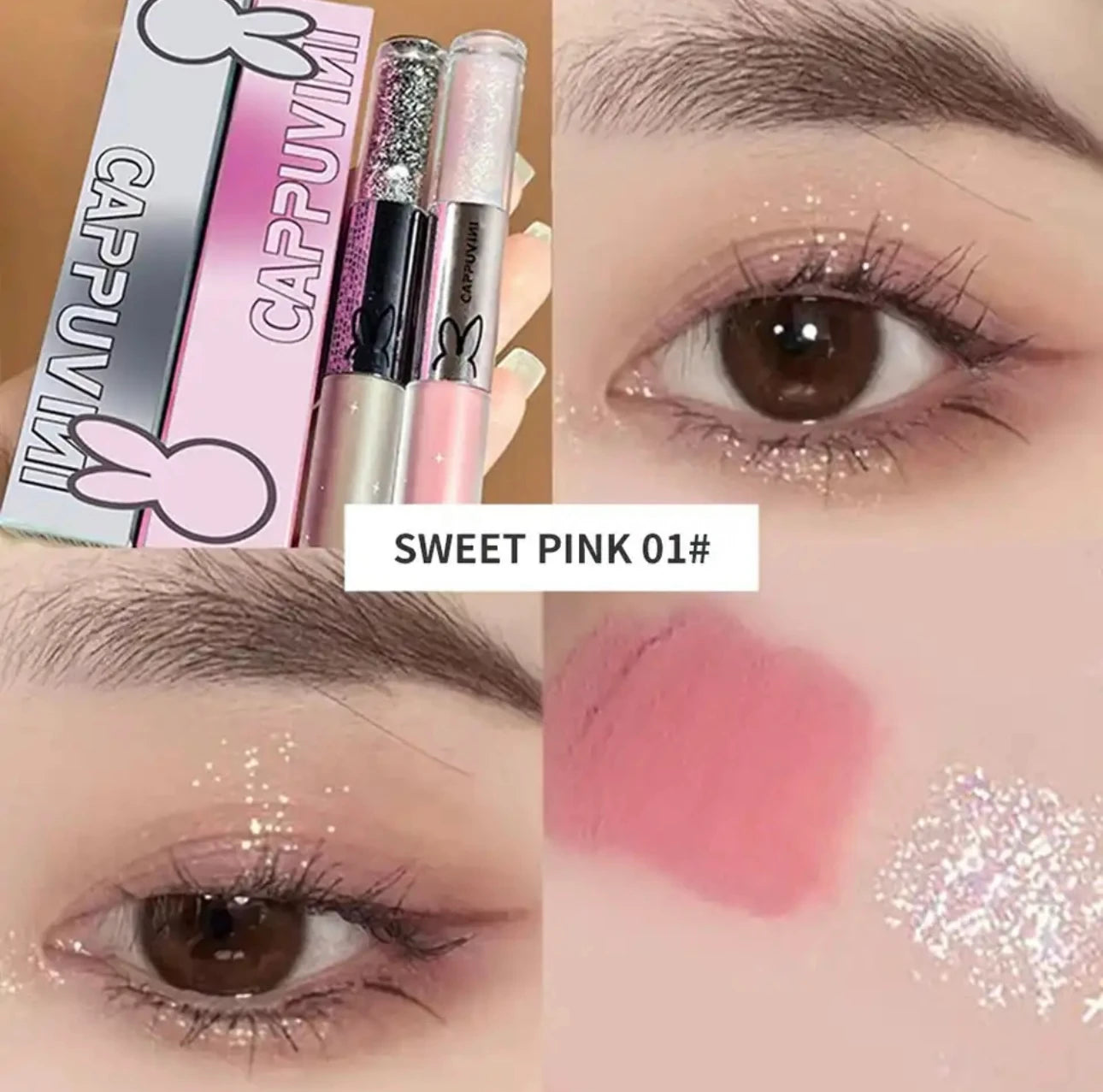 Double Sided Liquid Eye Shadow - Peach Tone C