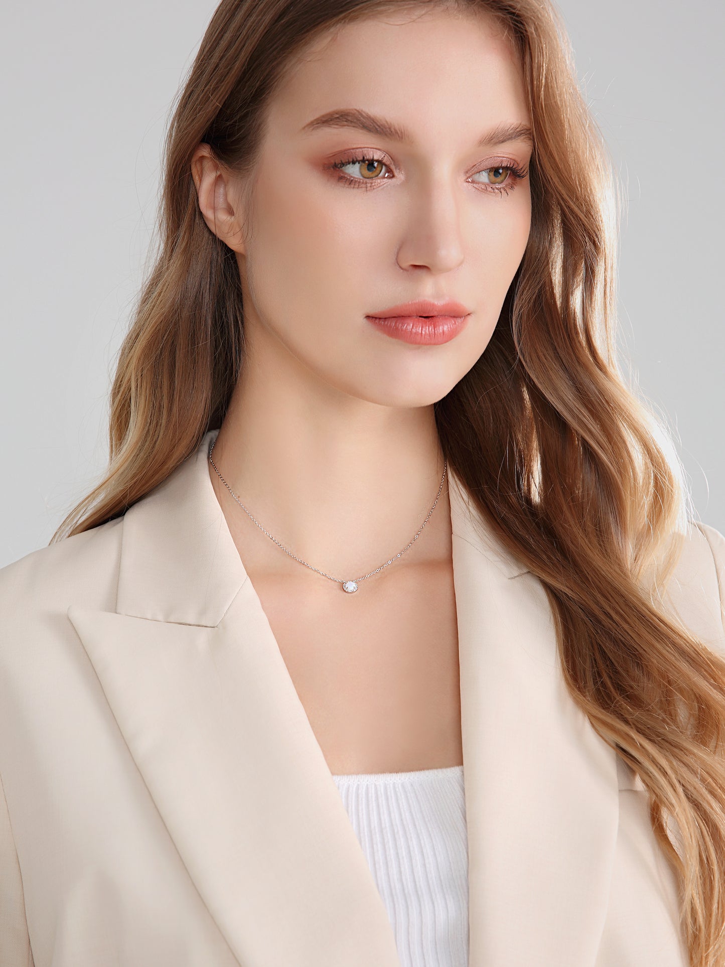 925 Sterling Silver Dainty Necklace – Minimalist Jewelry