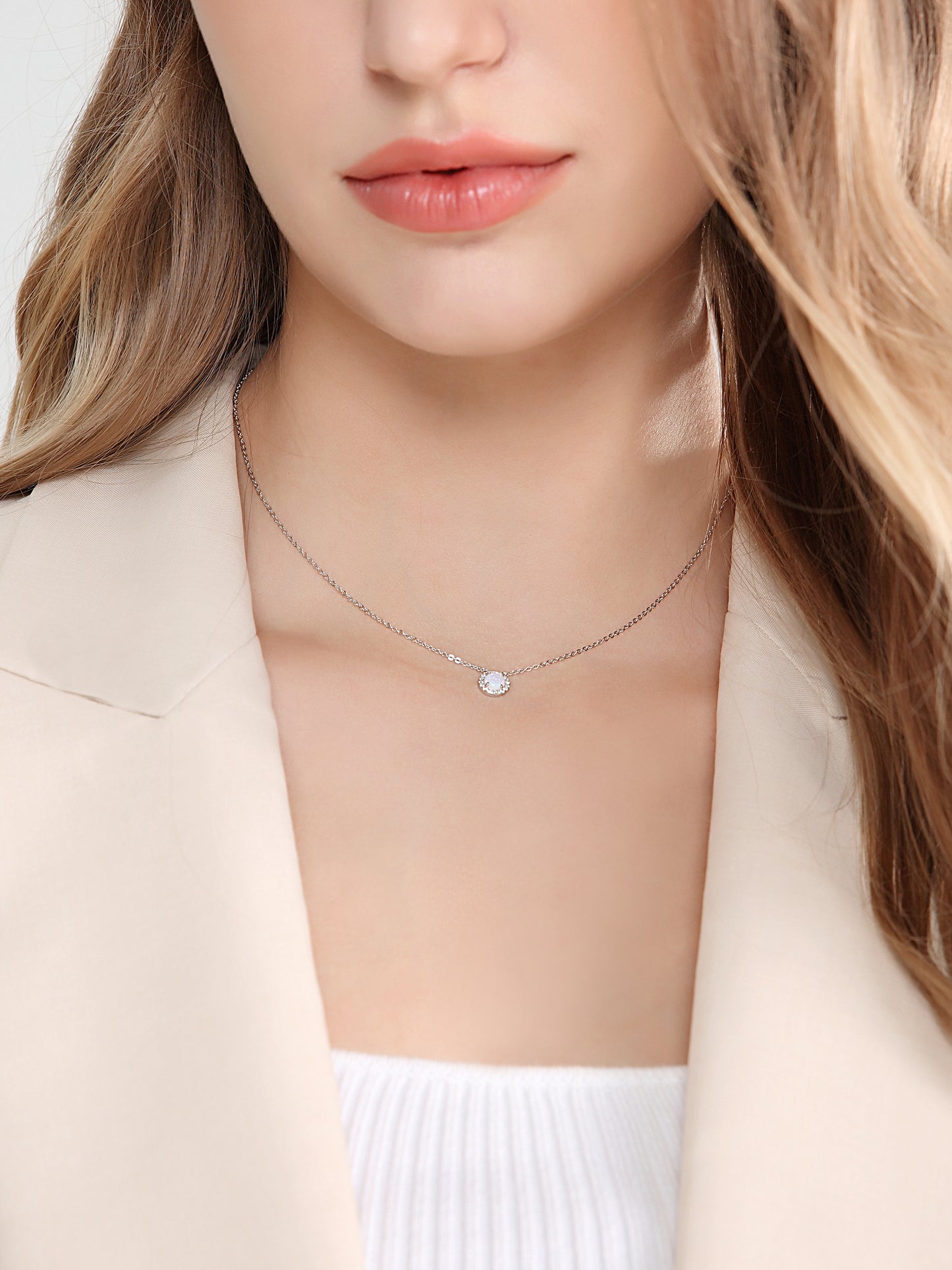 925 Sterling Silver Dainty Necklace – Minimalist Jewelry