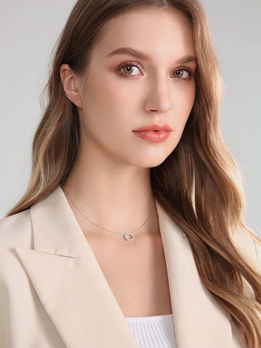 925 Sterling Silver Dainty Necklace – Minimalist Jewelry