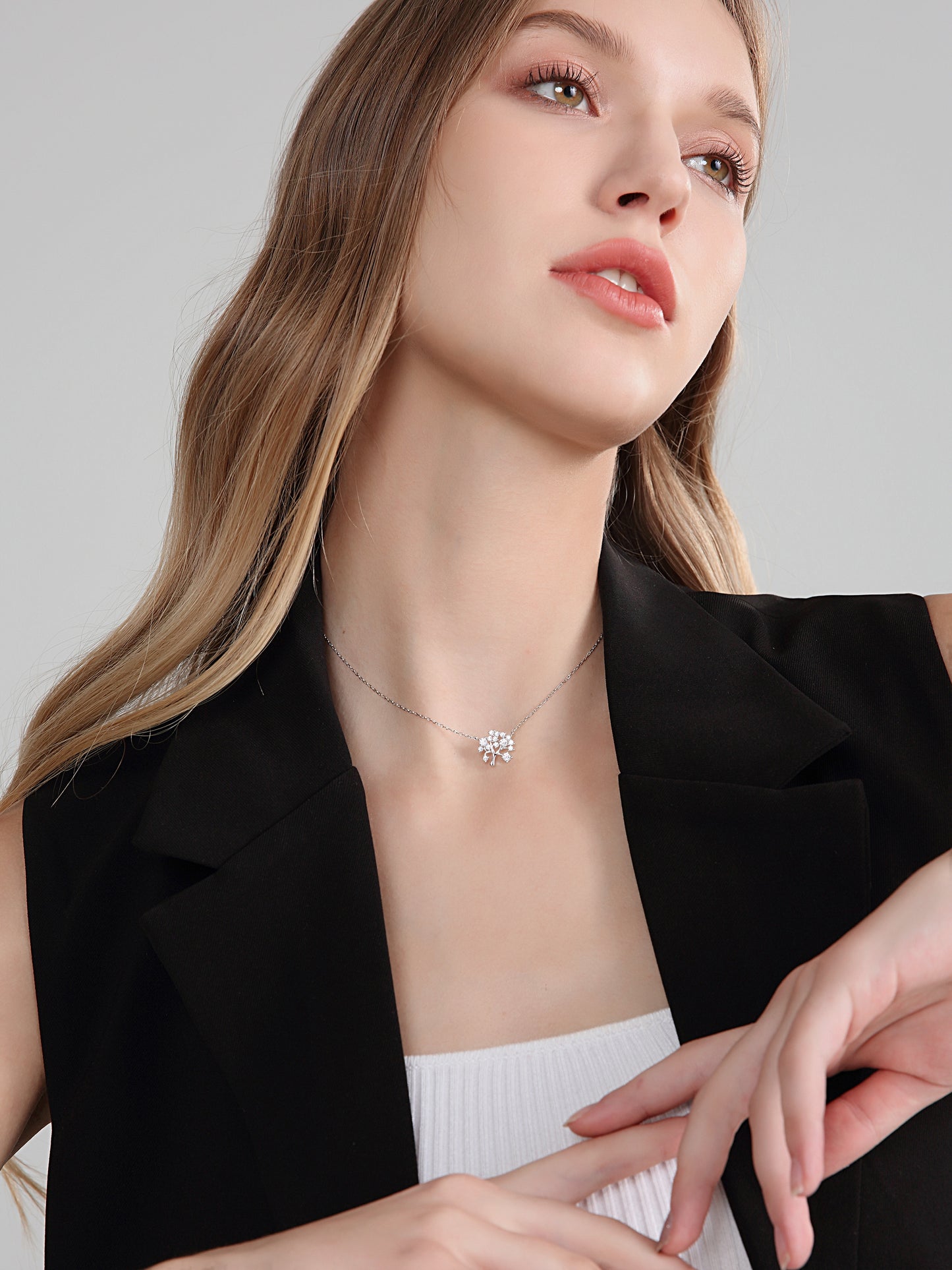 925 Sterling Silver Dainty Necklace – Minimalist Jewelry