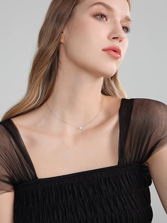 925 Sterling Silver Dainty Necklace – Minimalist Jewelry