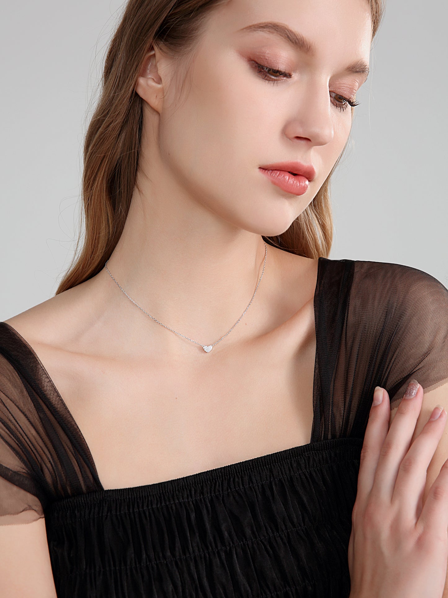 925 Sterling Silver Dainty Necklace – Minimalist Jewelry