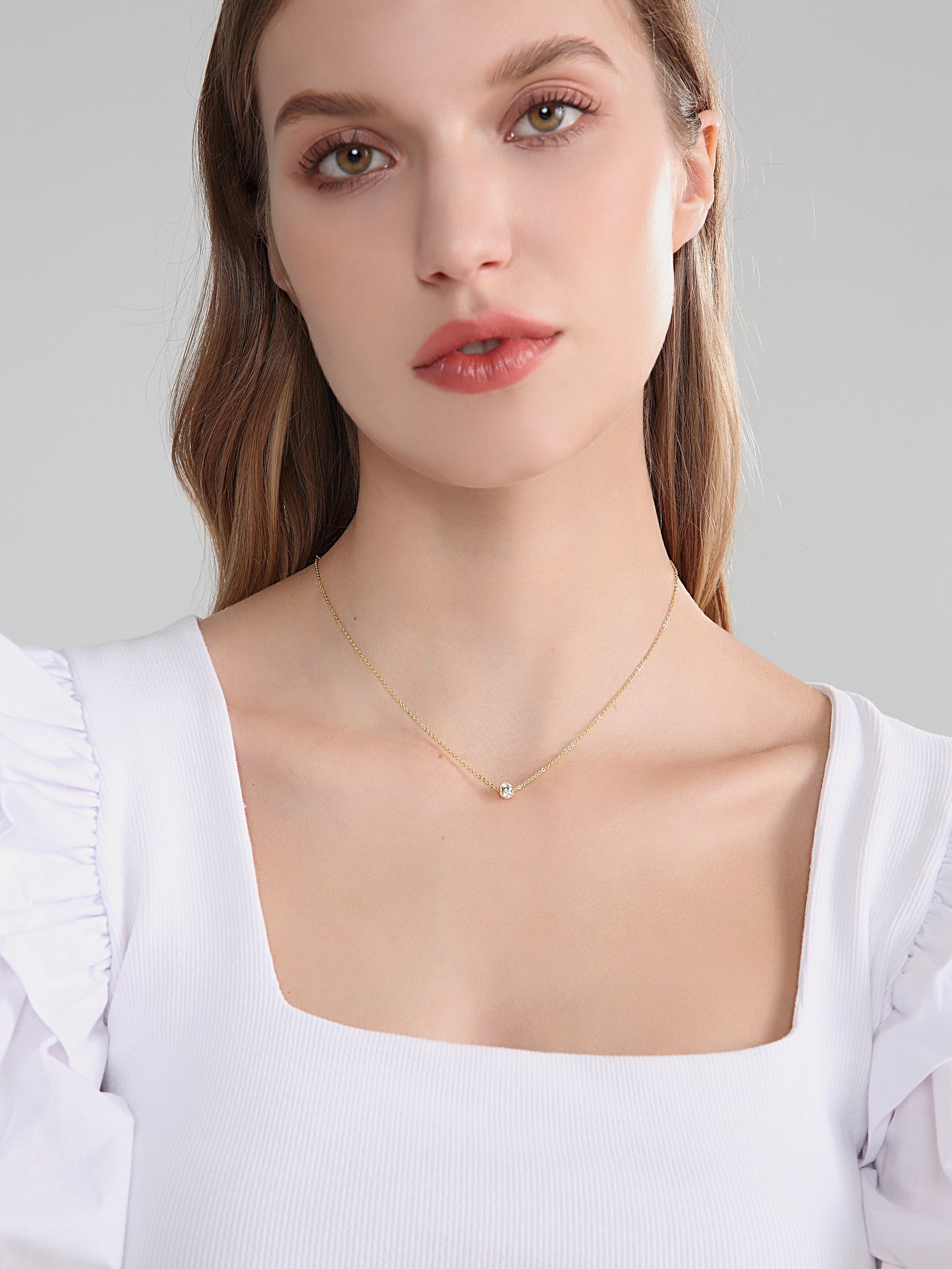 925 Sterling Silver Dainty Necklace – Minimalist Jewelry