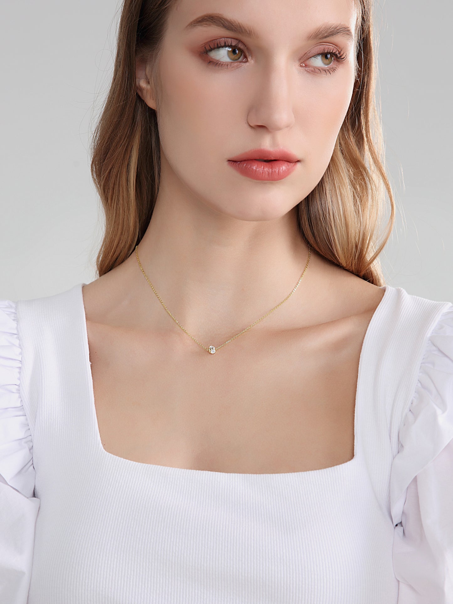 925 Sterling Silver Dainty Necklace – Minimalist Jewelry