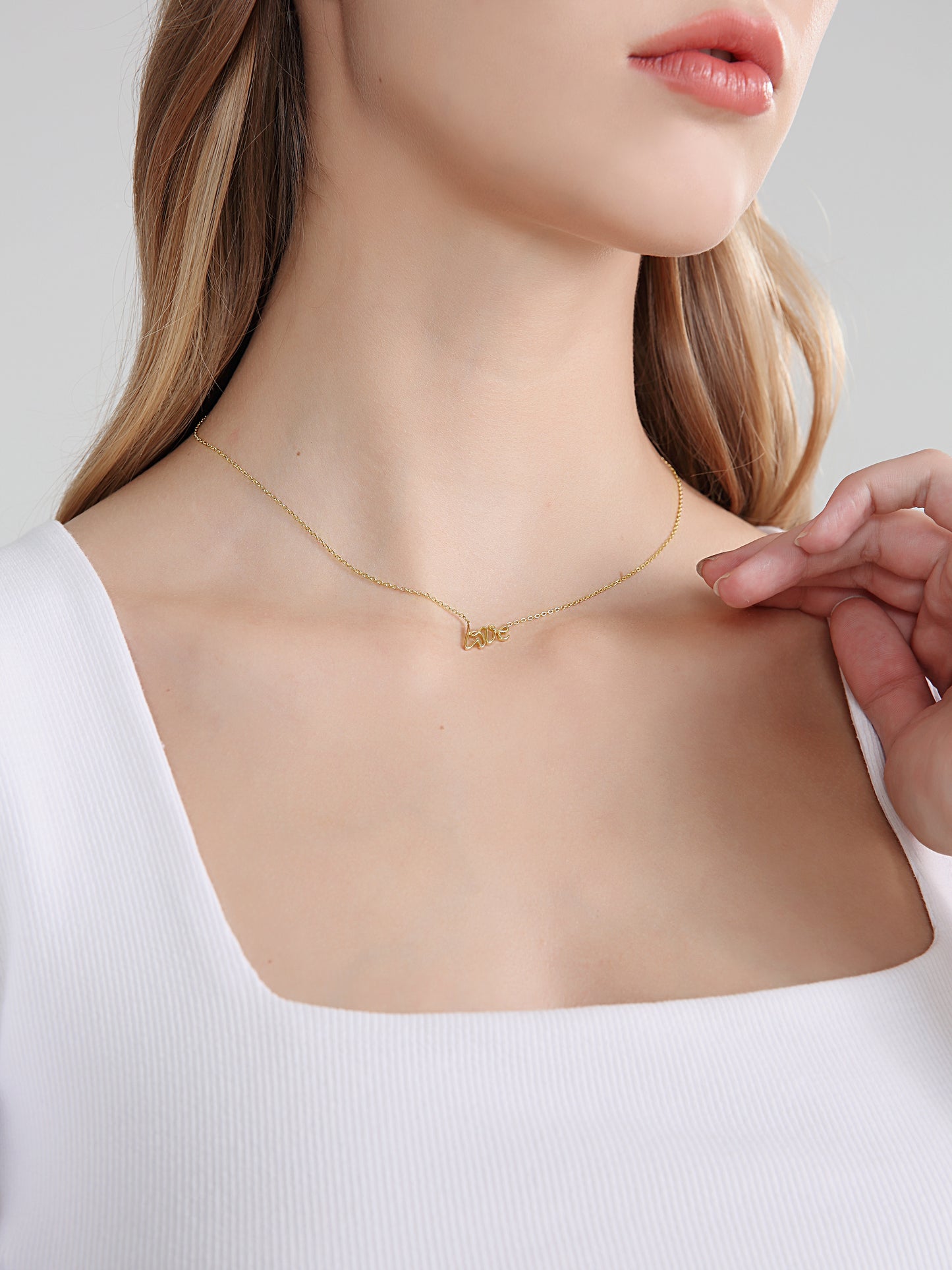 925 Sterling Silver Dainty Necklace – Minimalist Jewelry