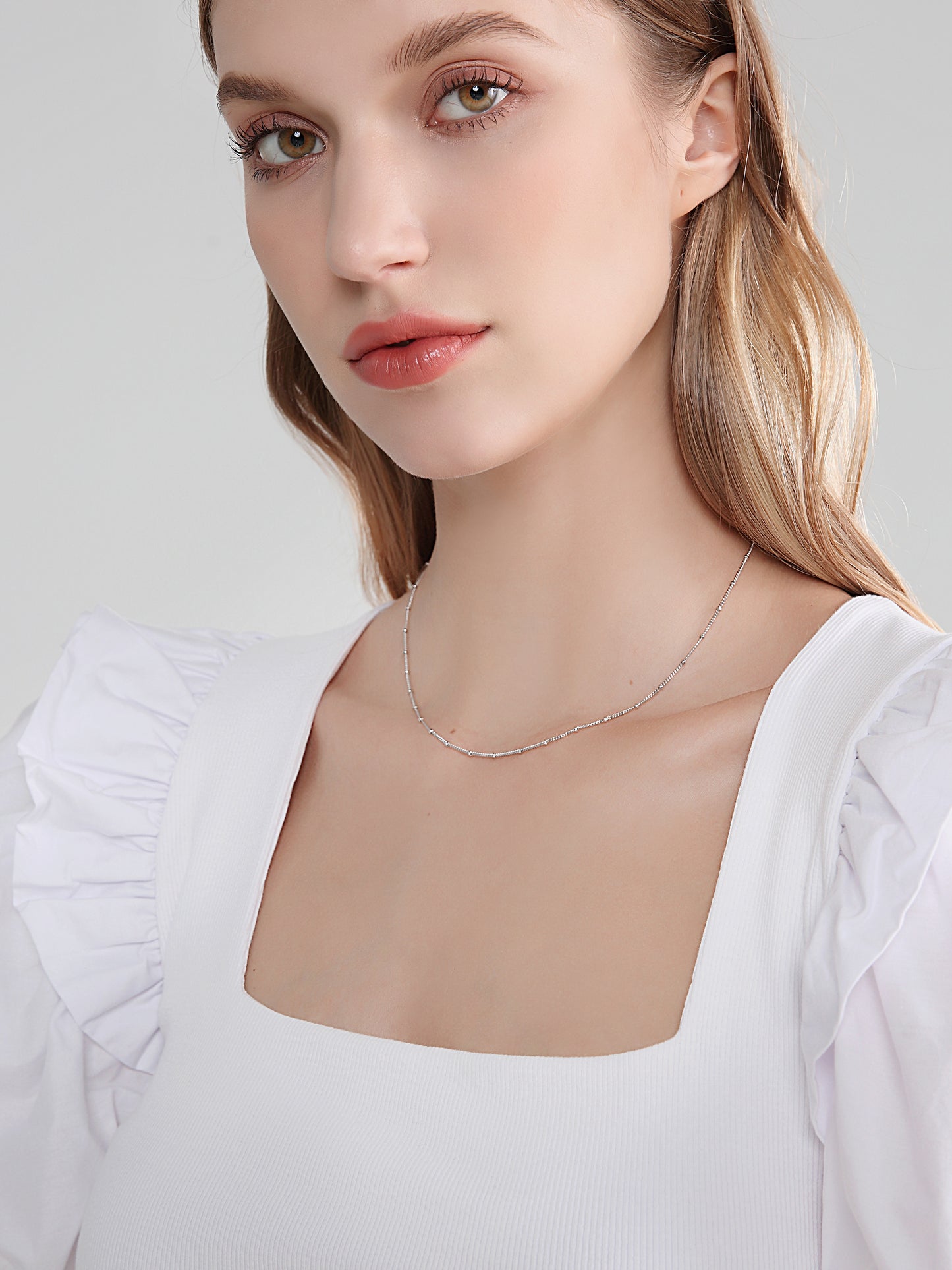 925 Sterling Silver Dainty Necklace – Minimalist Jewelry