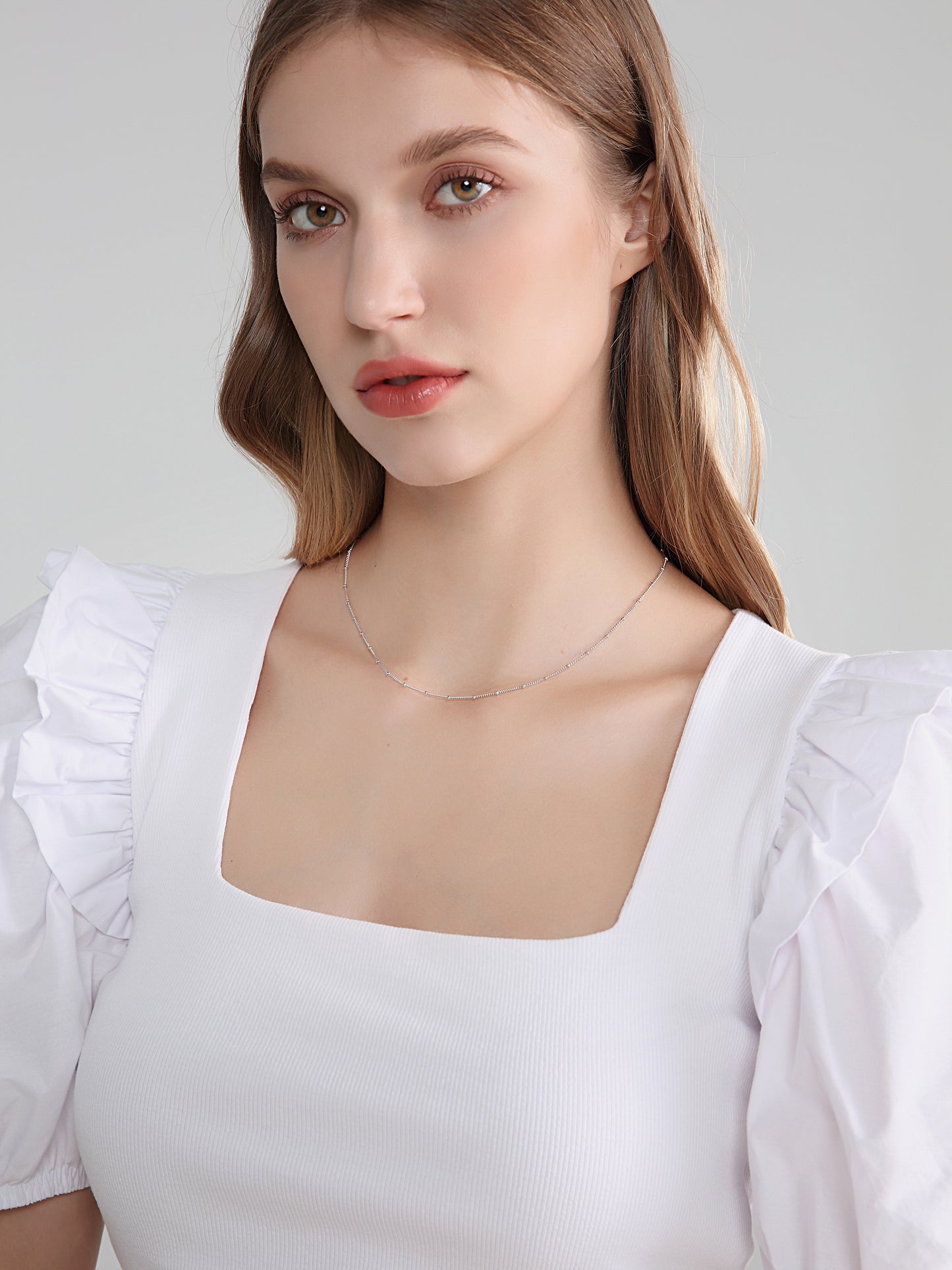 925 Sterling Silver Dainty Necklace – Minimalist Jewelry