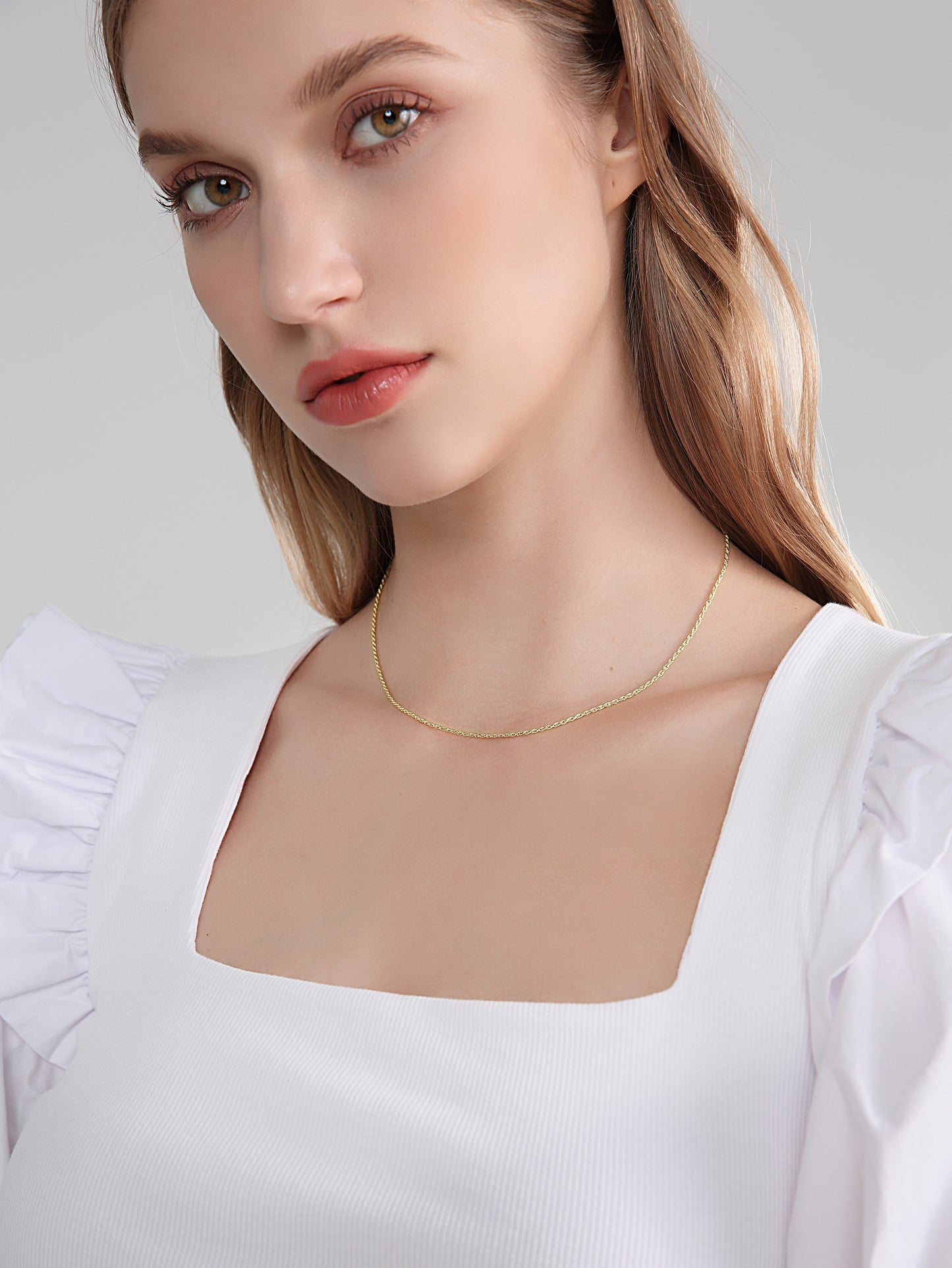 925 Sterling Silver Dainty Necklace – Minimalist Jewelry