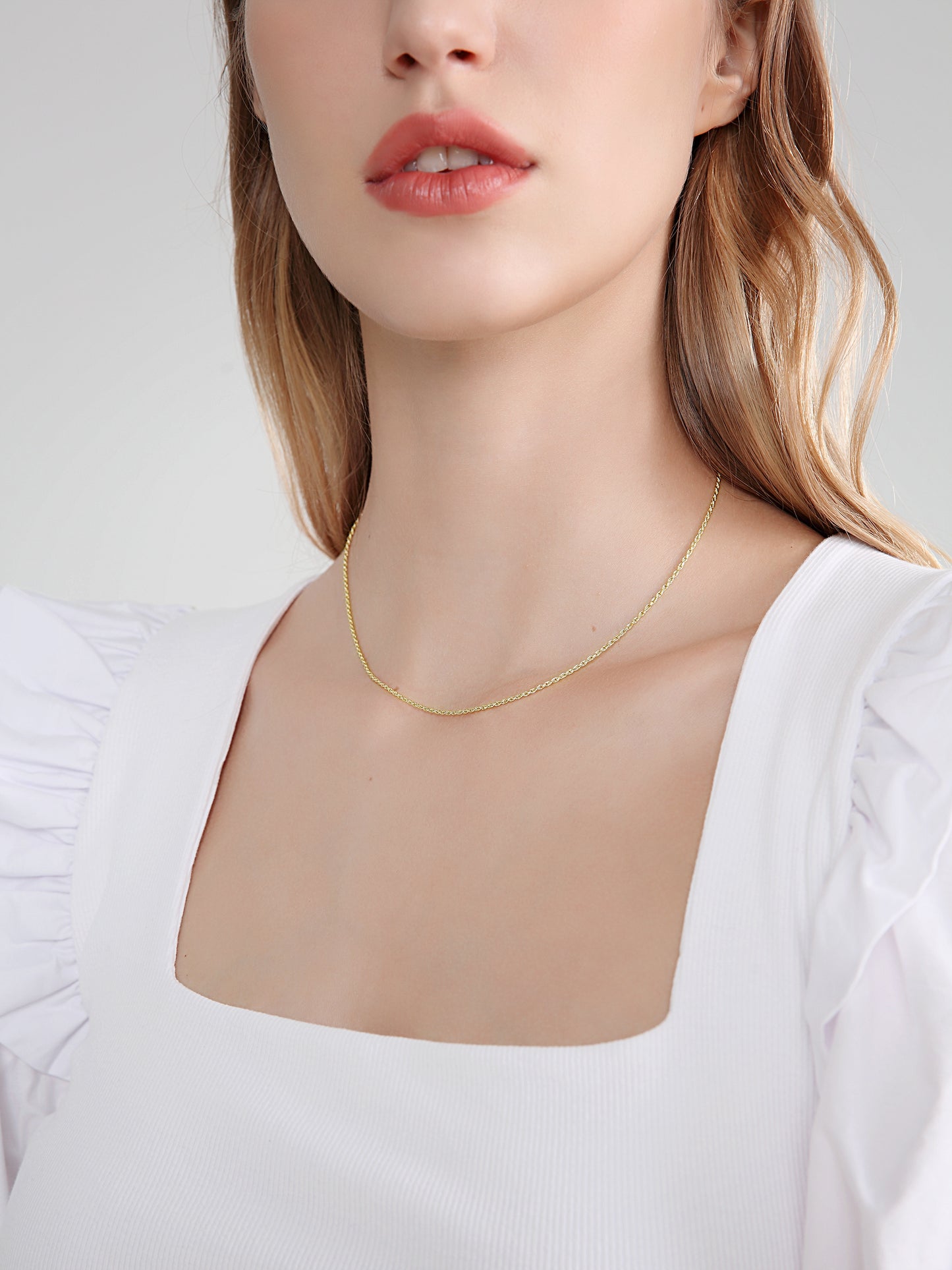 925 Sterling Silver Dainty Necklace – Minimalist Jewelry