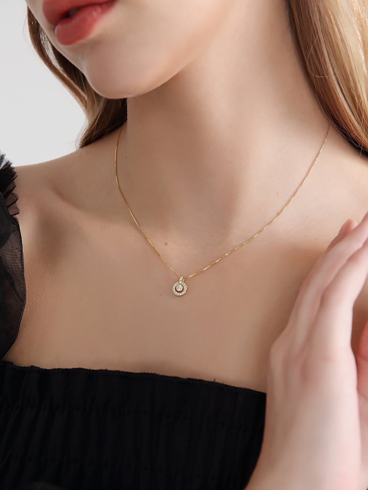 925 Sterling Silver Dainty Necklace – Minimalist Jewelry