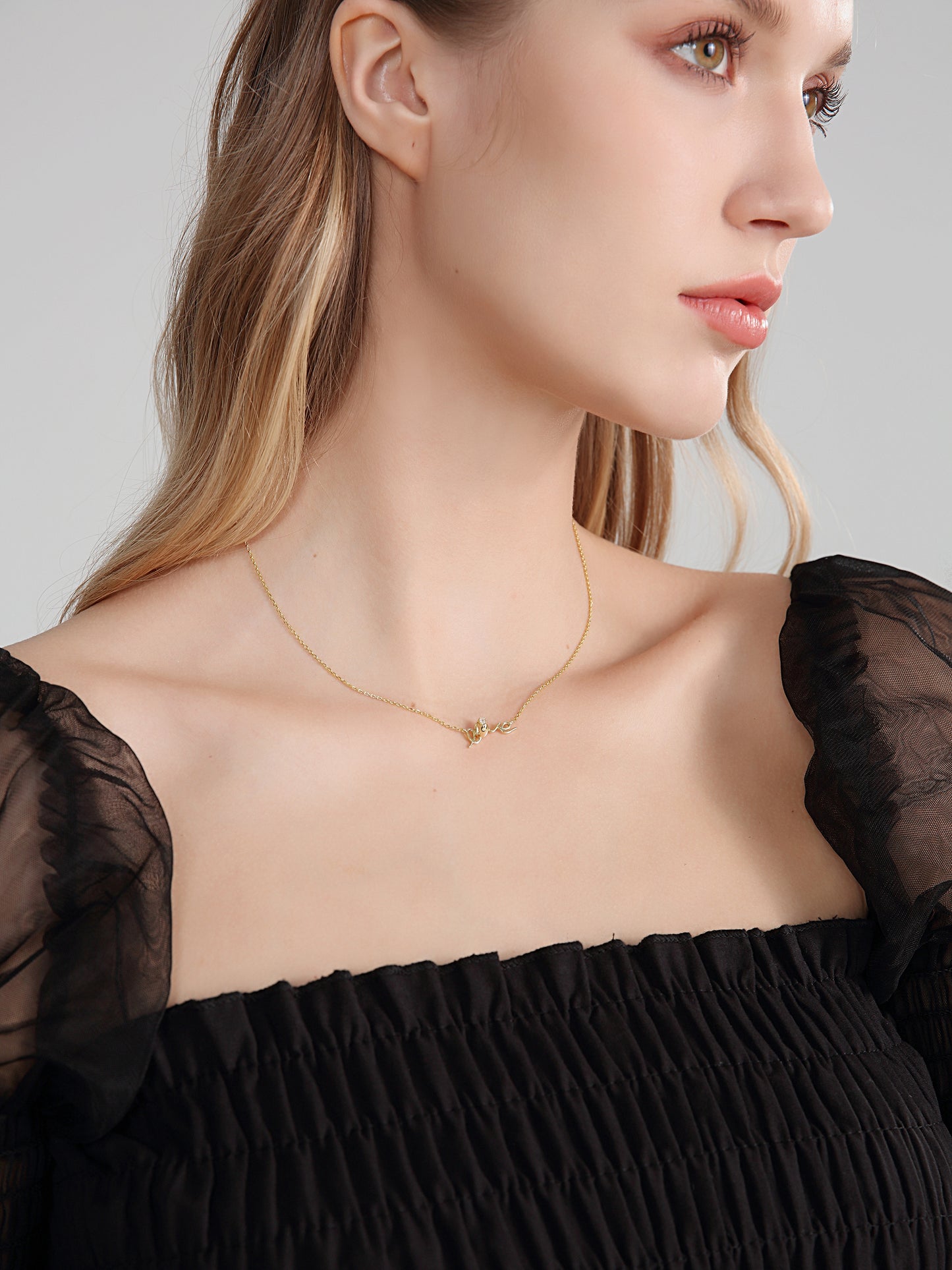 925 Sterling Silver Dainty Necklace – Minimalist Jewelry