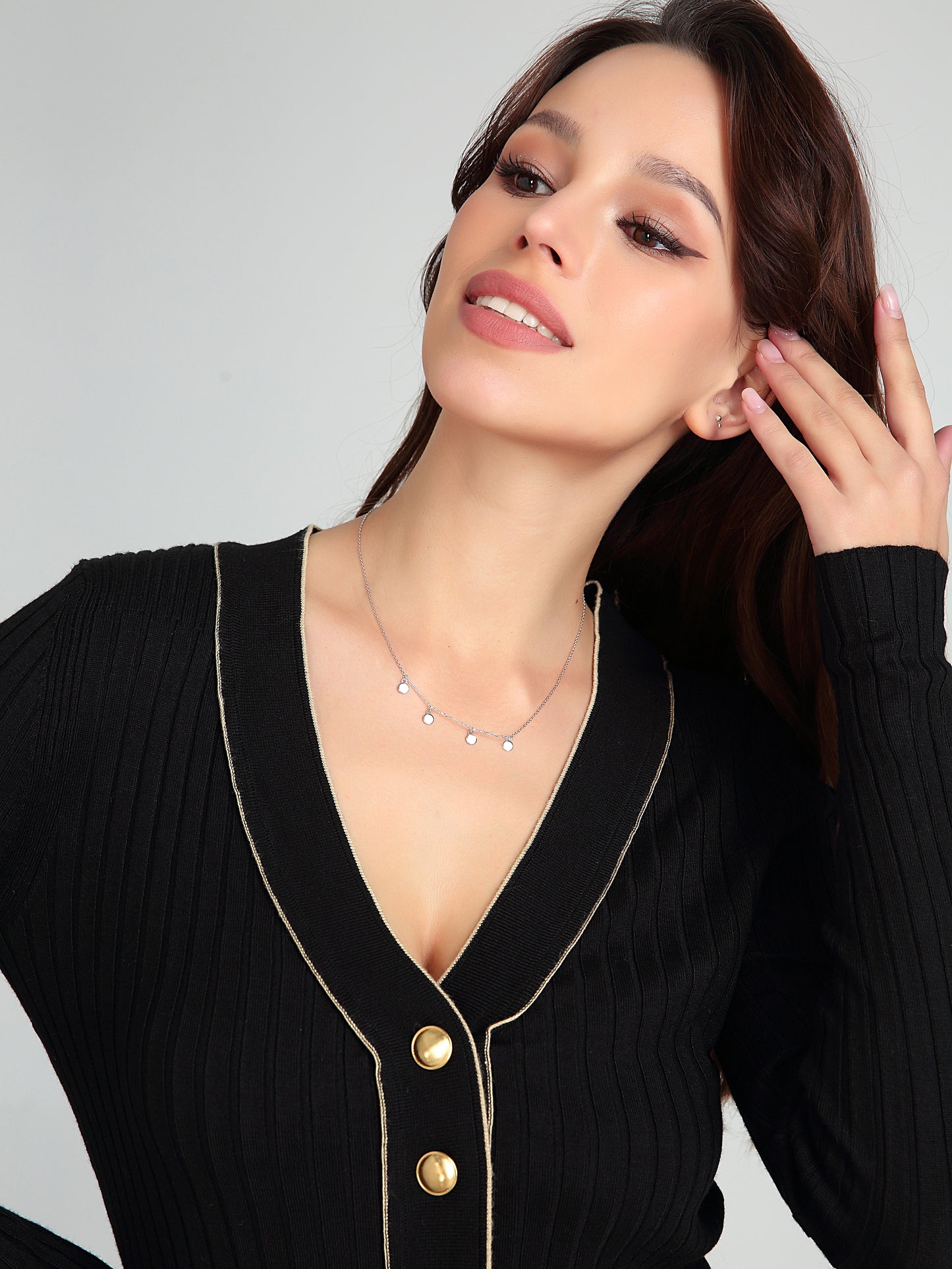 925 Sterling Silver Dainty Necklace – Minimalist Jewelry