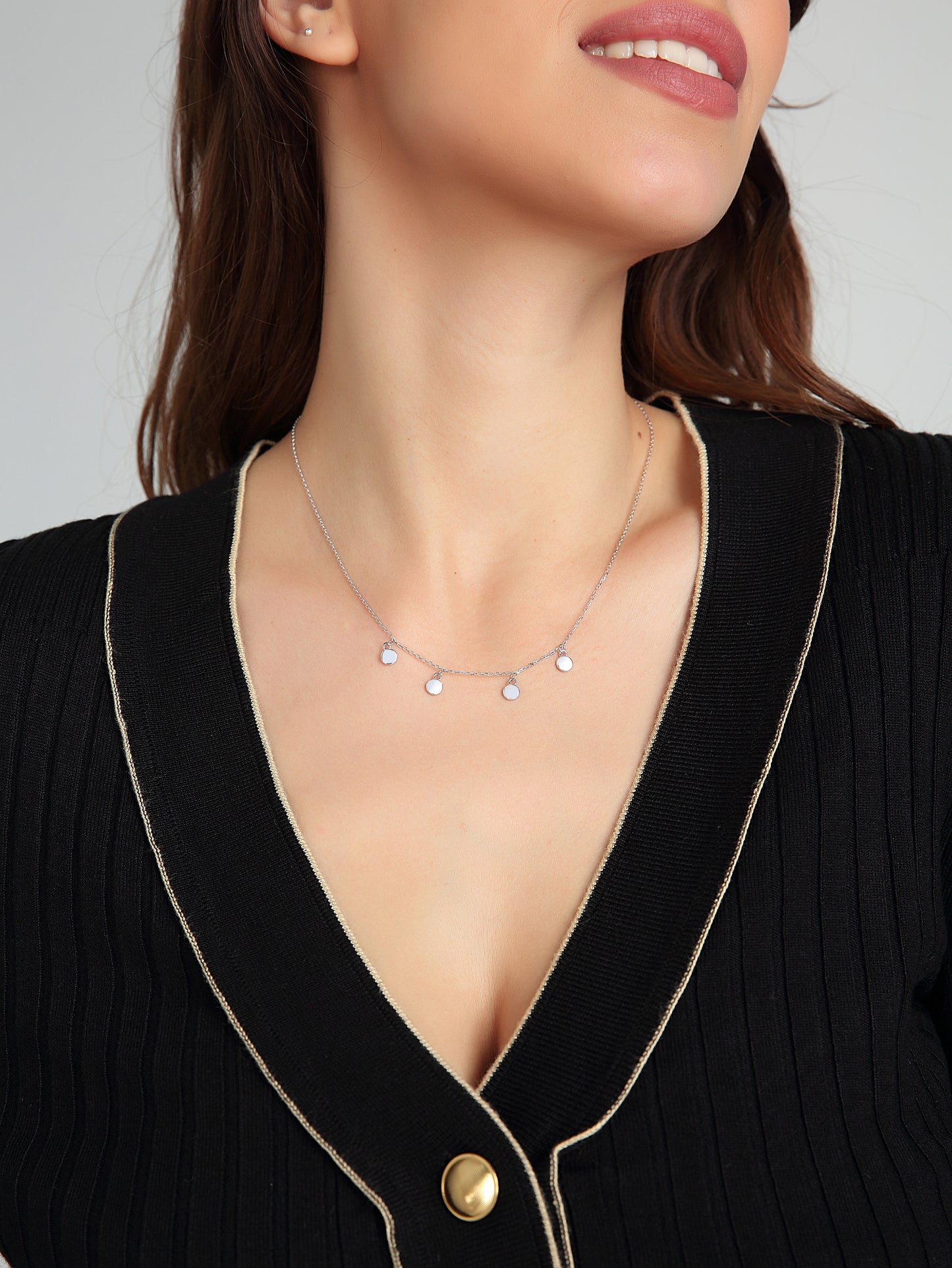 925 Sterling Silver Dainty Necklace – Minimalist Jewelry