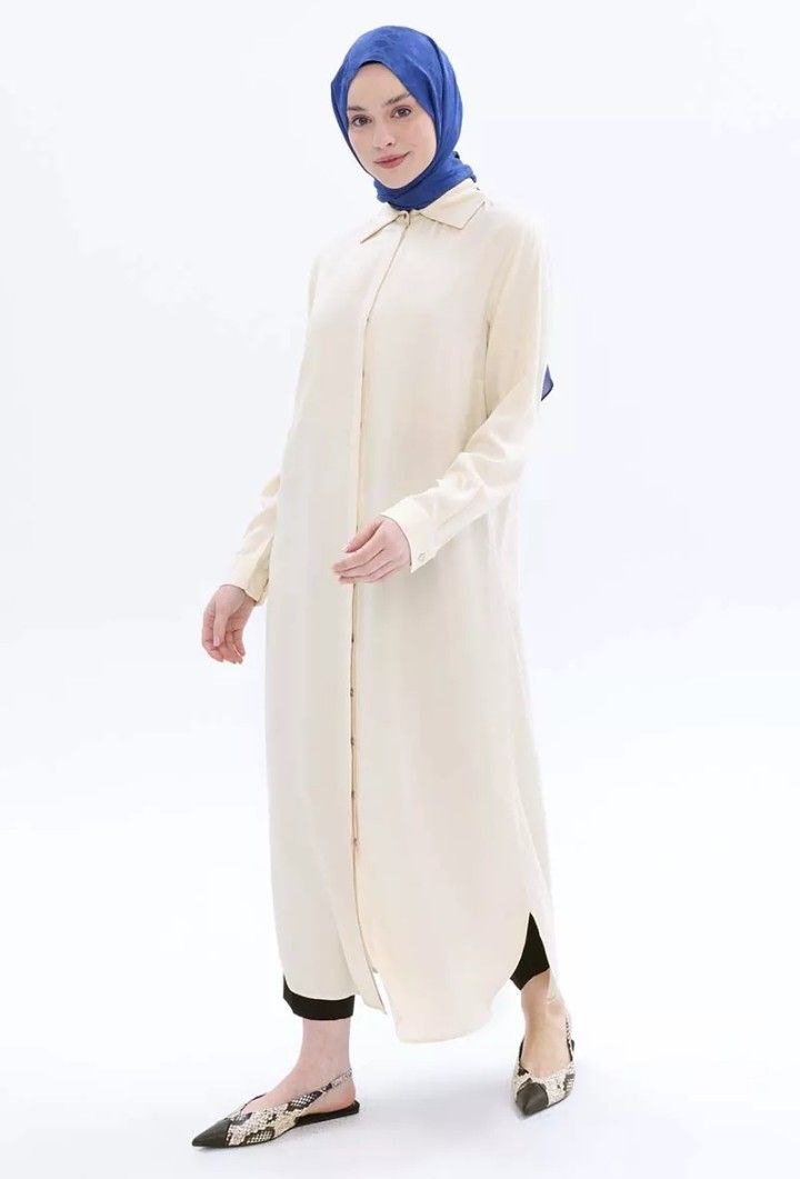 Blossom Collection Linen Long Shirt / Dress