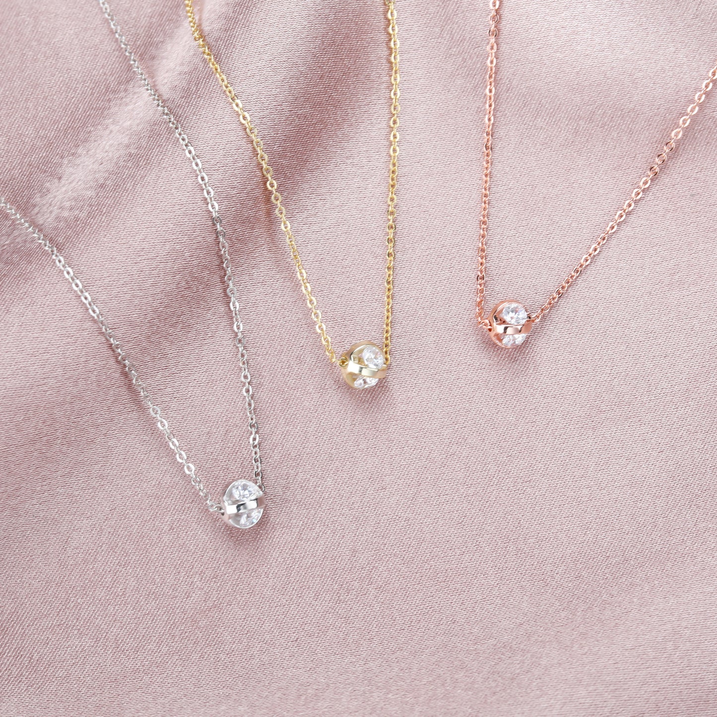 925 Sterling Silver Dainty Necklace – Minimalist Jewelry
