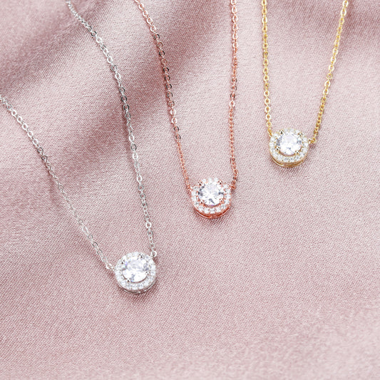 925 Sterling Silver Dainty Necklace – Minimalist Jewelry