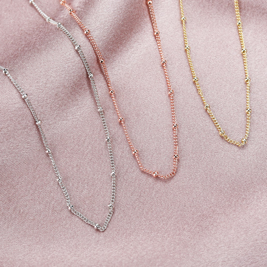 925 Sterling Silver Dainty Necklace – Minimalist Jewelry