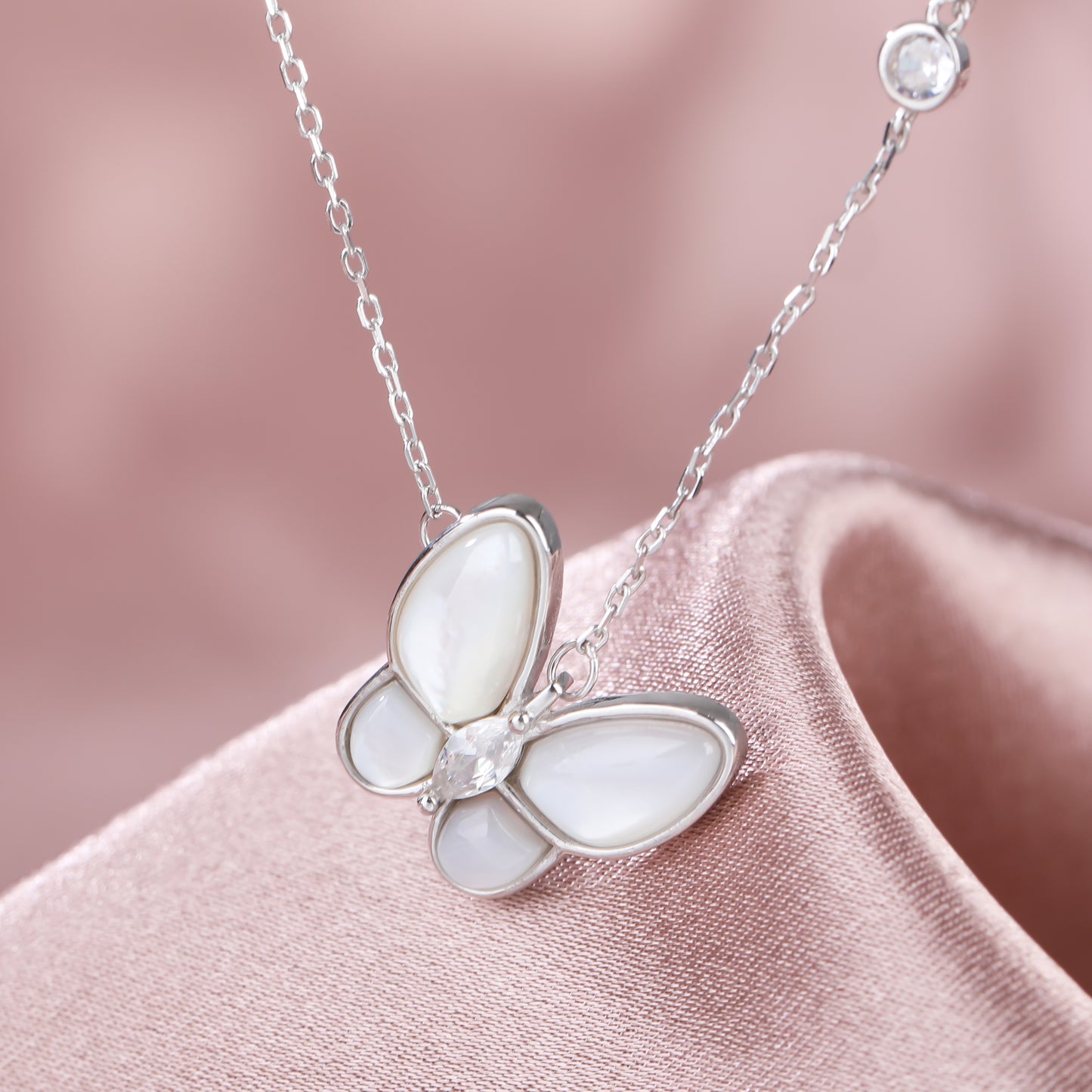 925 Sterling Silver Dainty Necklace – Minimalist Jewelry