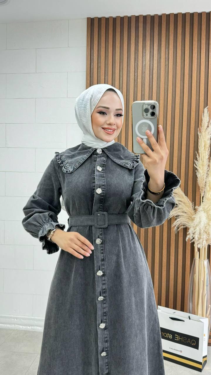 premium denim dress Women's Premium Slub Tiered Dress