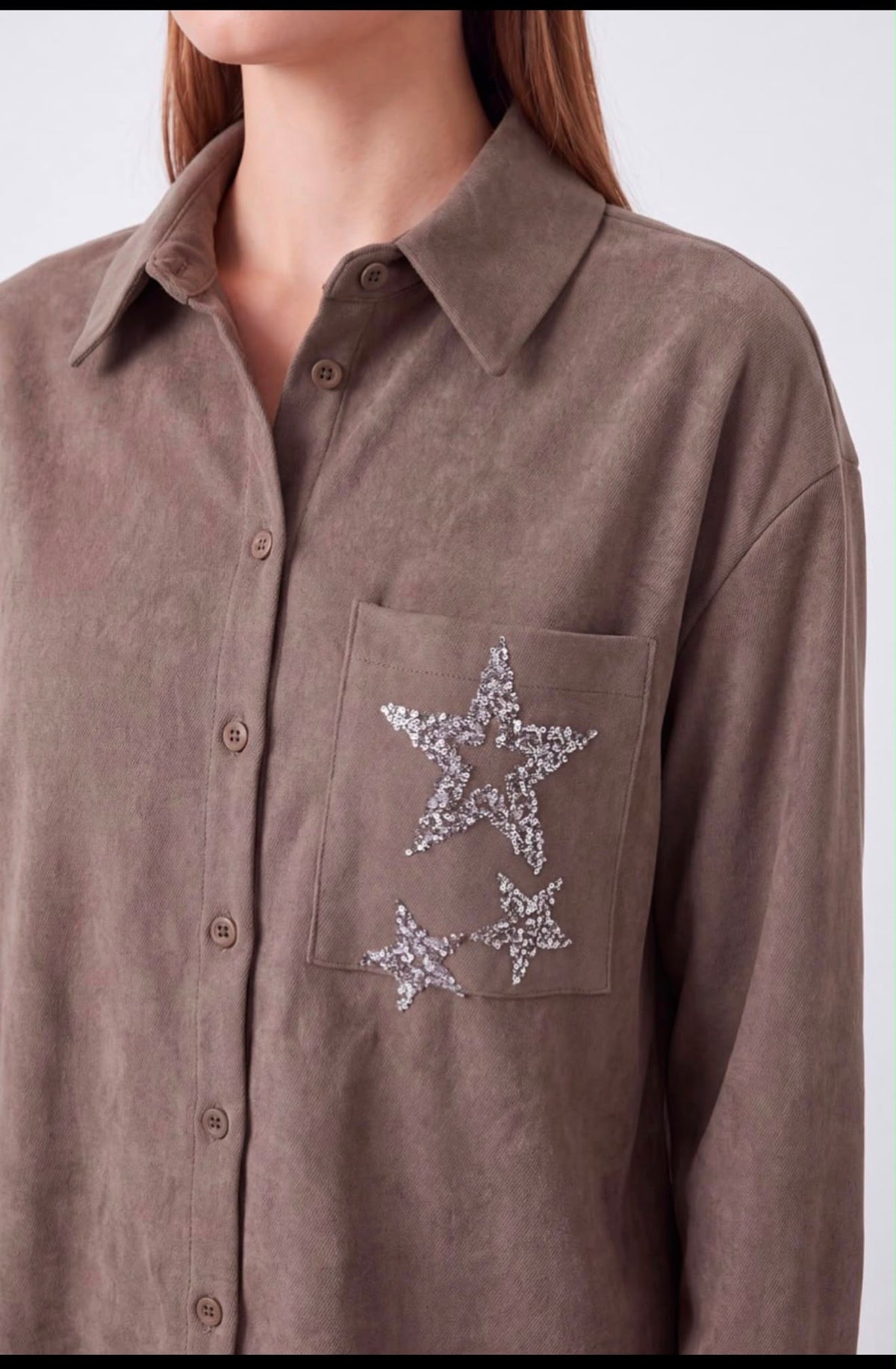 Shirt with star pattern