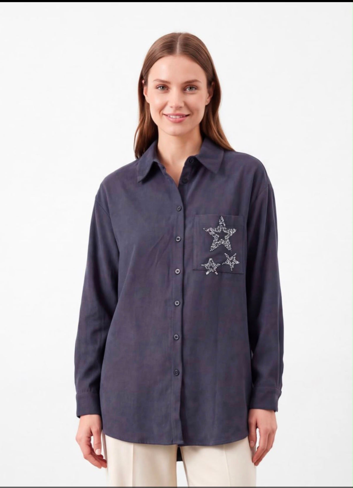 Shirt with star pattern