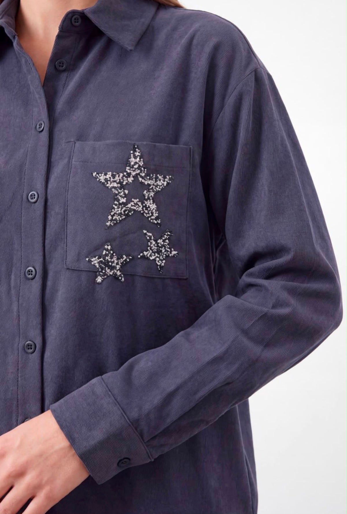 Shirt with star pattern