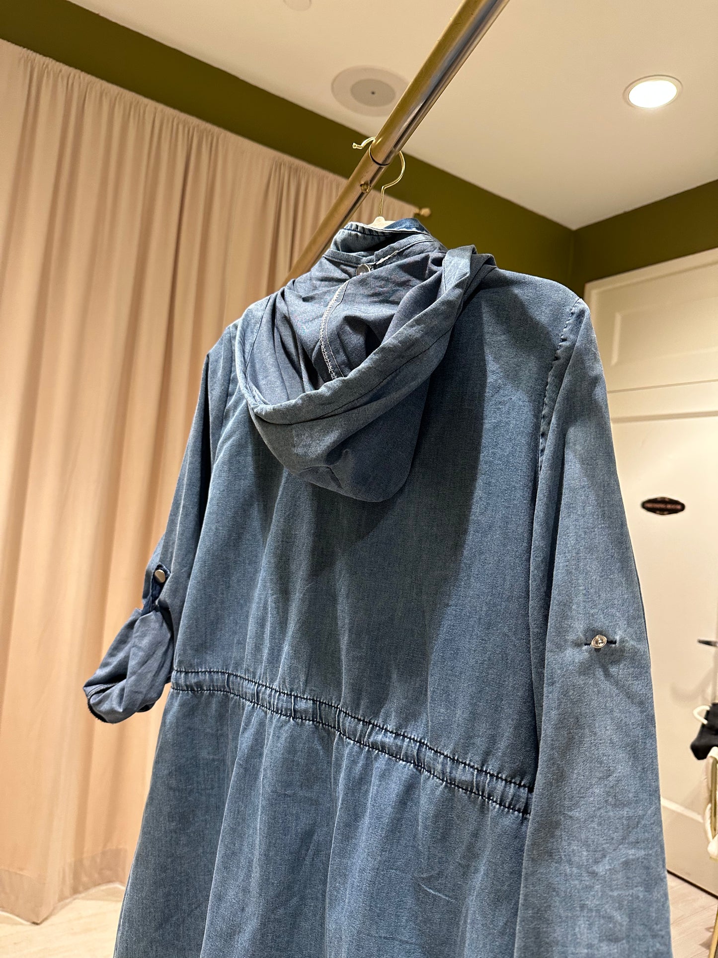 Denim Trench Coat