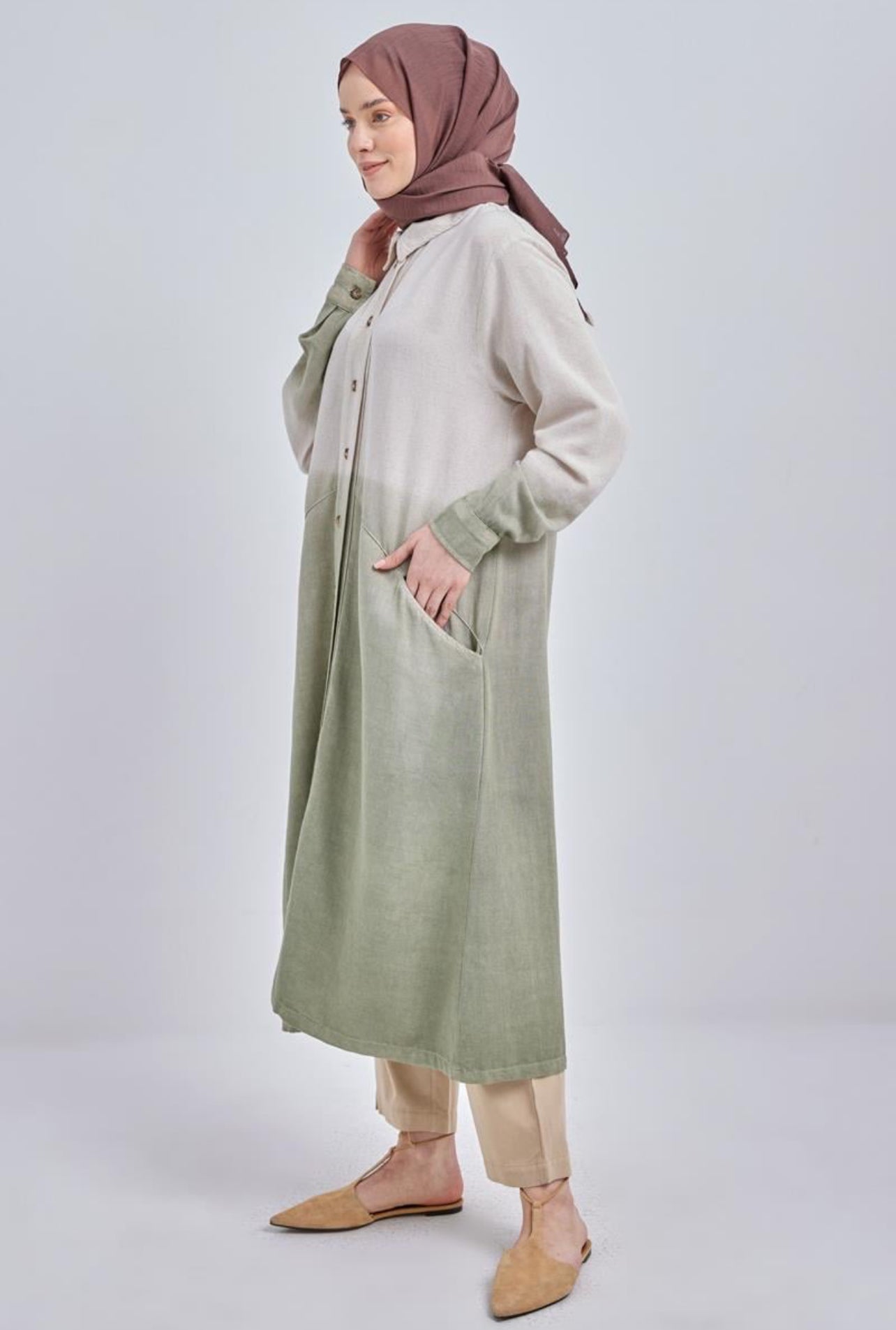Linen Ombre Shirt