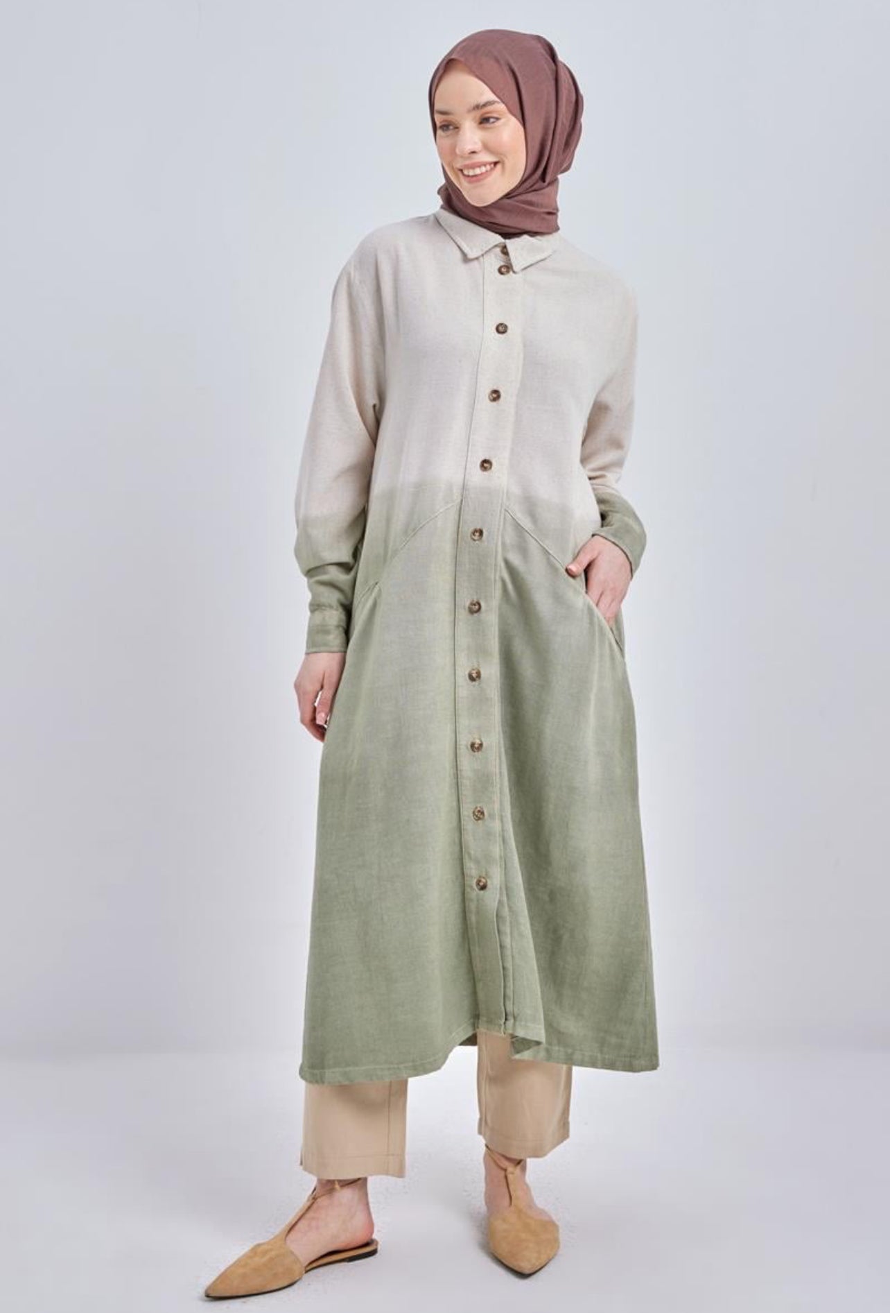 Linen Ombre Shirt