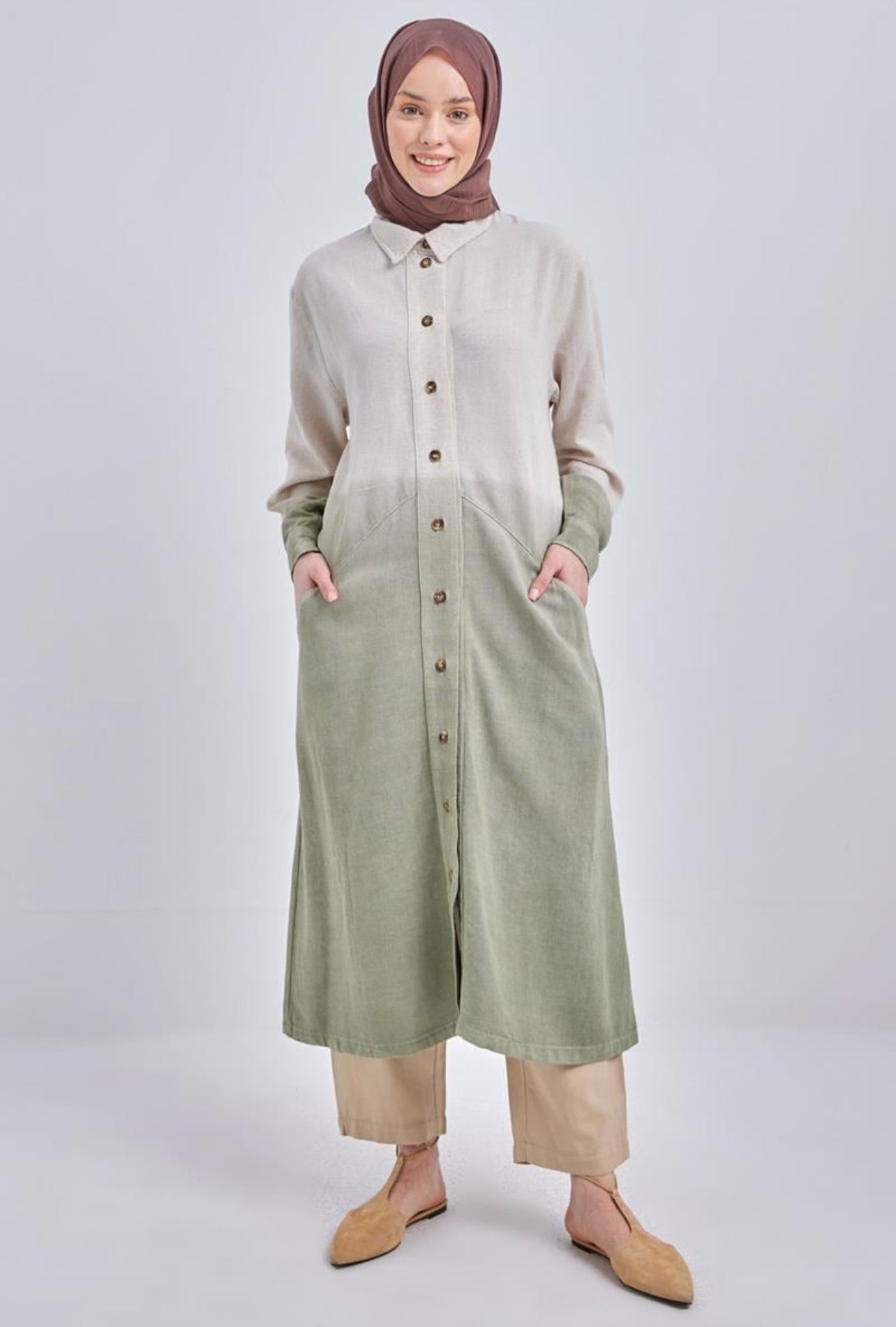 Linen Ombre Shirt