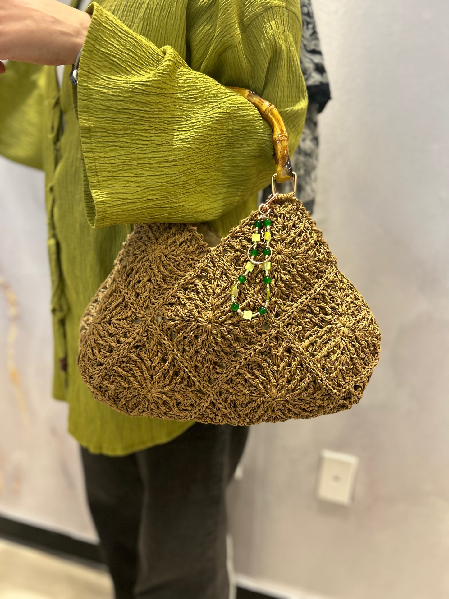 Handmade Crochet Bag: Colorful Yarn