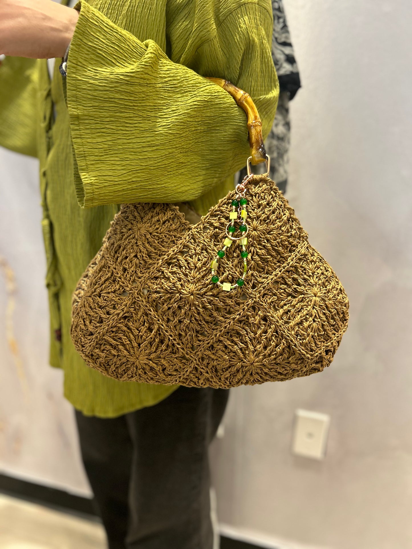 Handmade Crochet Bag: Colorful Yarn