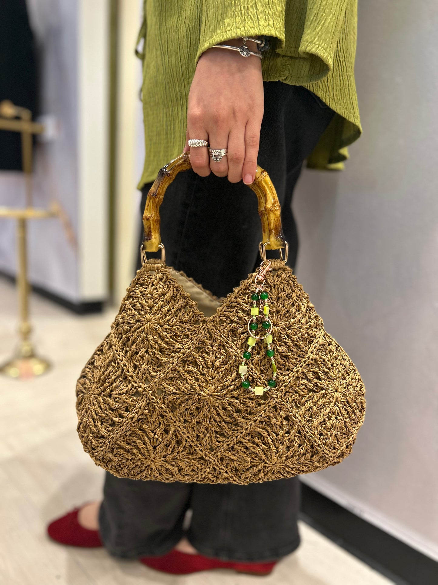 Handmade Crochet Bag: Colorful Yarn