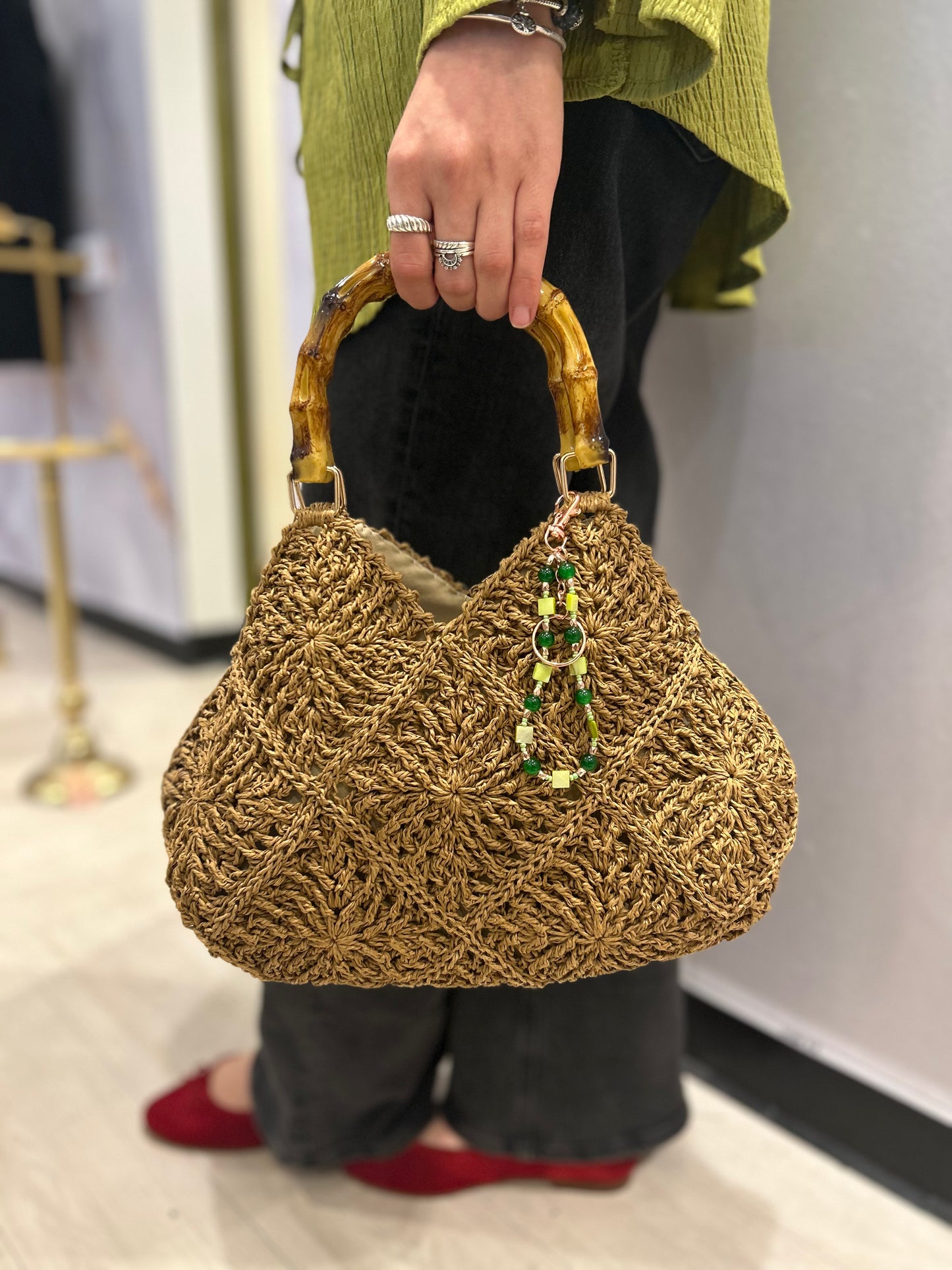 Handmade Crochet Bag: Colorful Yarn