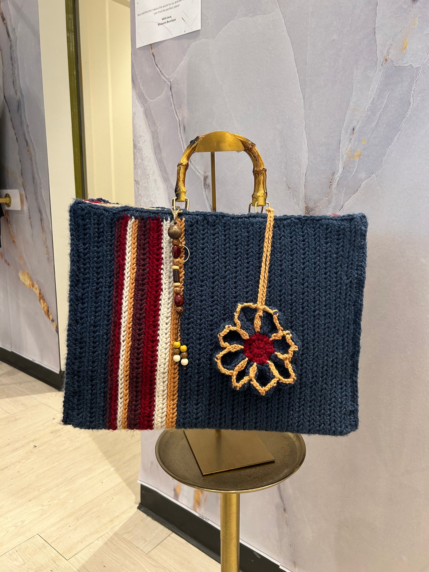 Handmade Knitted Shoulder Bag