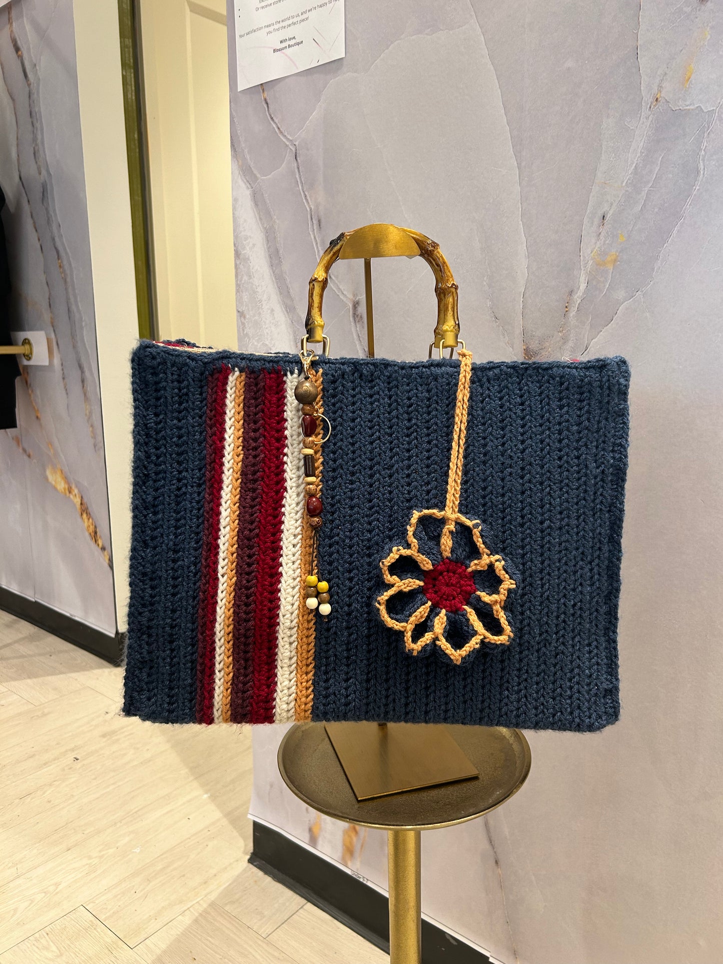 Handmade Knitted Shoulder Bag