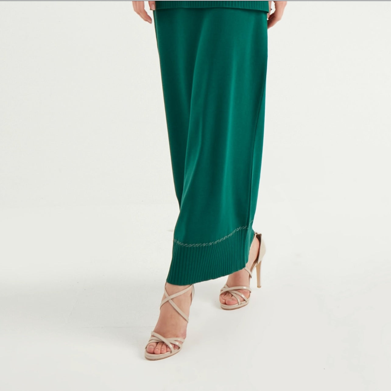 Knitwear Top and Skirt Set