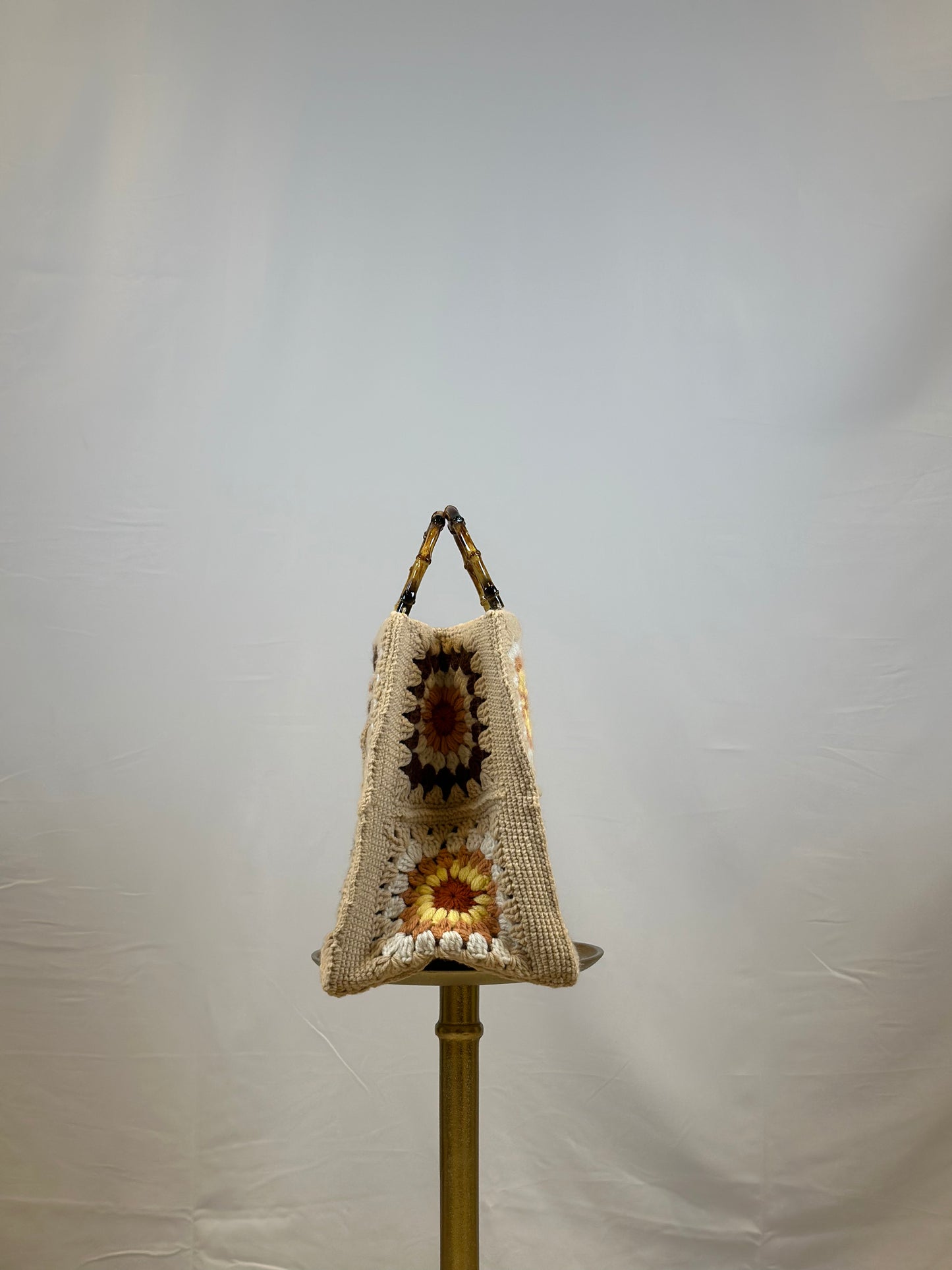 Handmade Crochet Bag: Colorful Yarn, Durable Gift