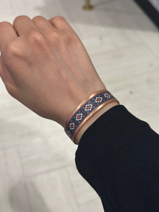 Handmade Copper Bracelet– Adjustable Minimalist Bangle